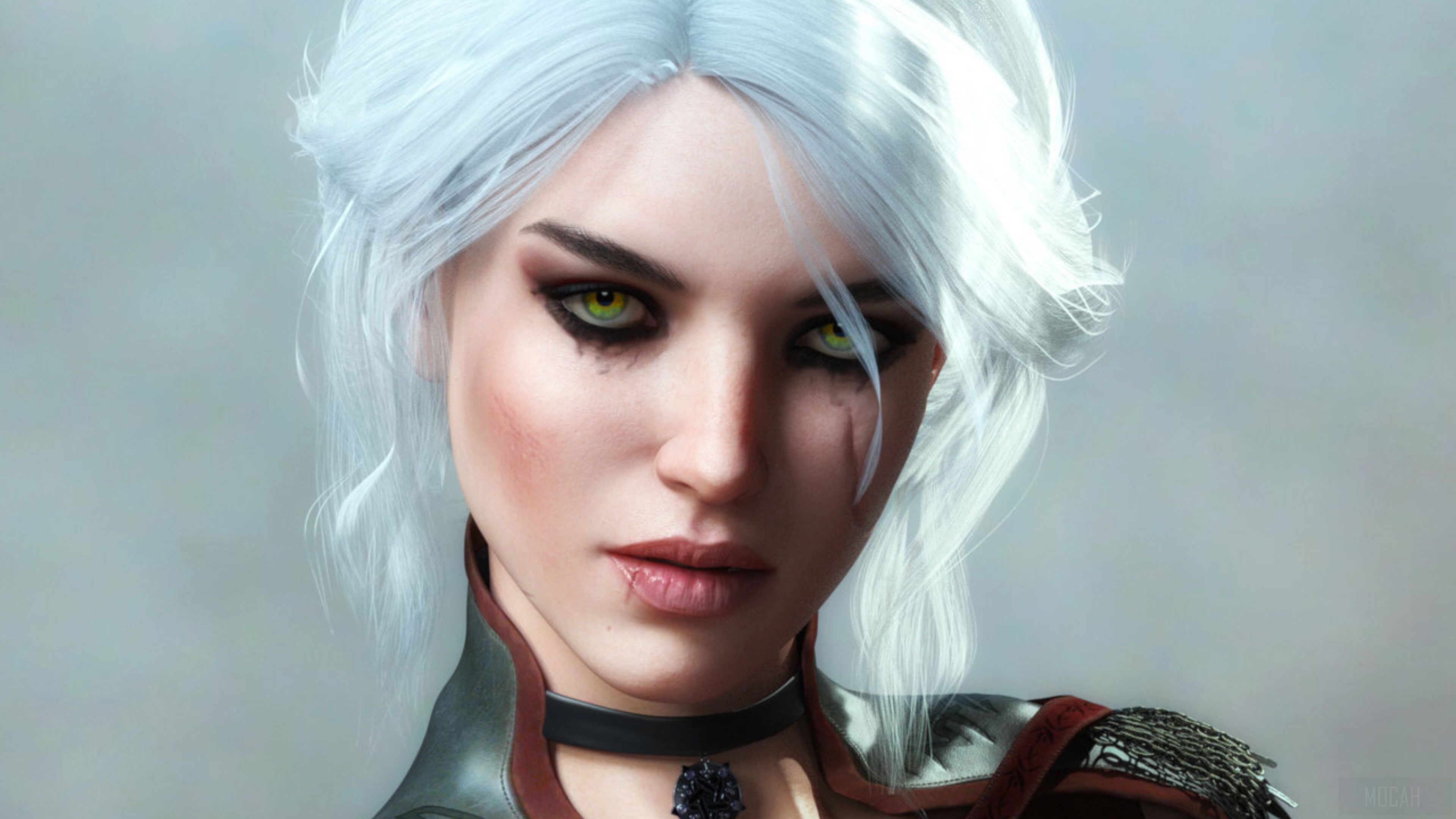 Ciri from The Witcher Fantasy Art 4K HD Wallpaper