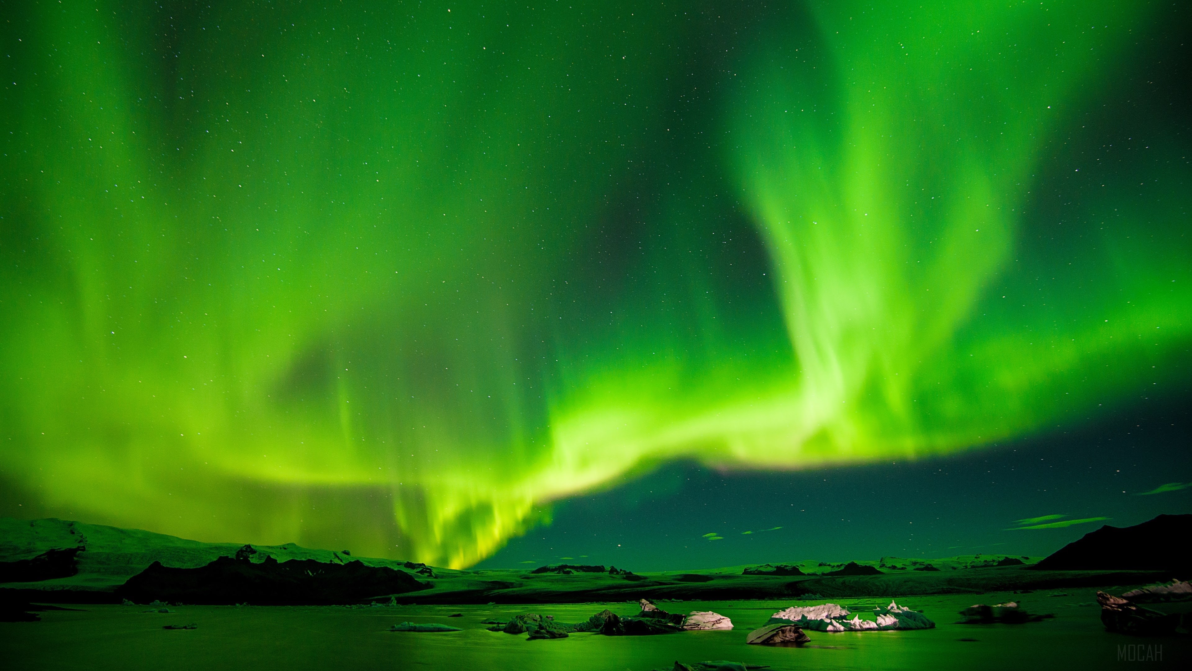 Northern Lights Aurora HD Wallpaper