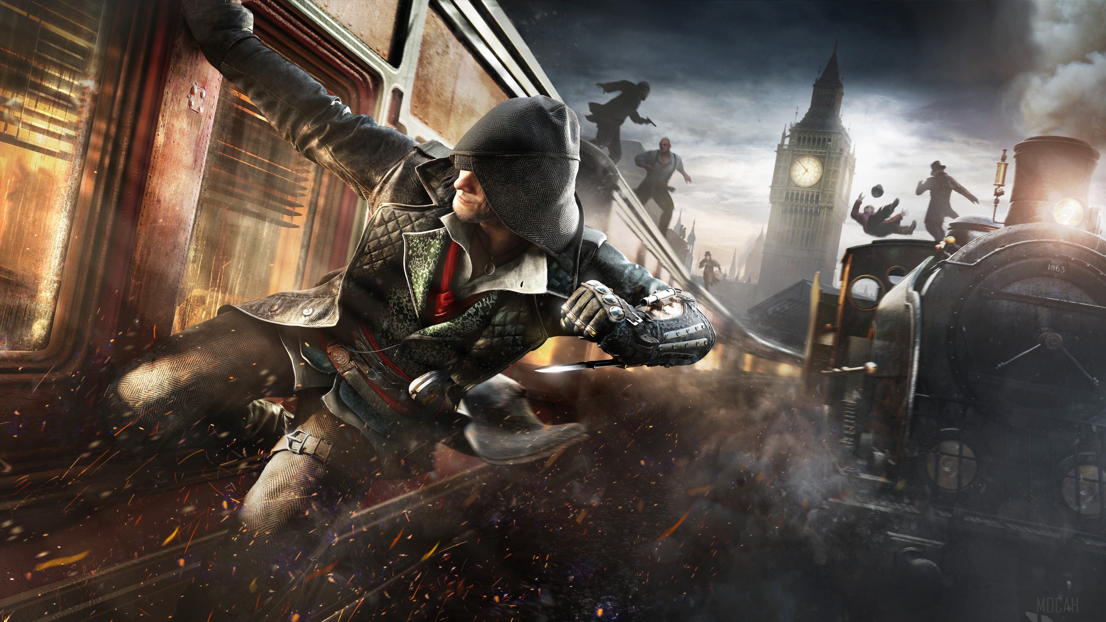 Assassin's Creed Syndicate Train Banner 4K HD Wallpaper