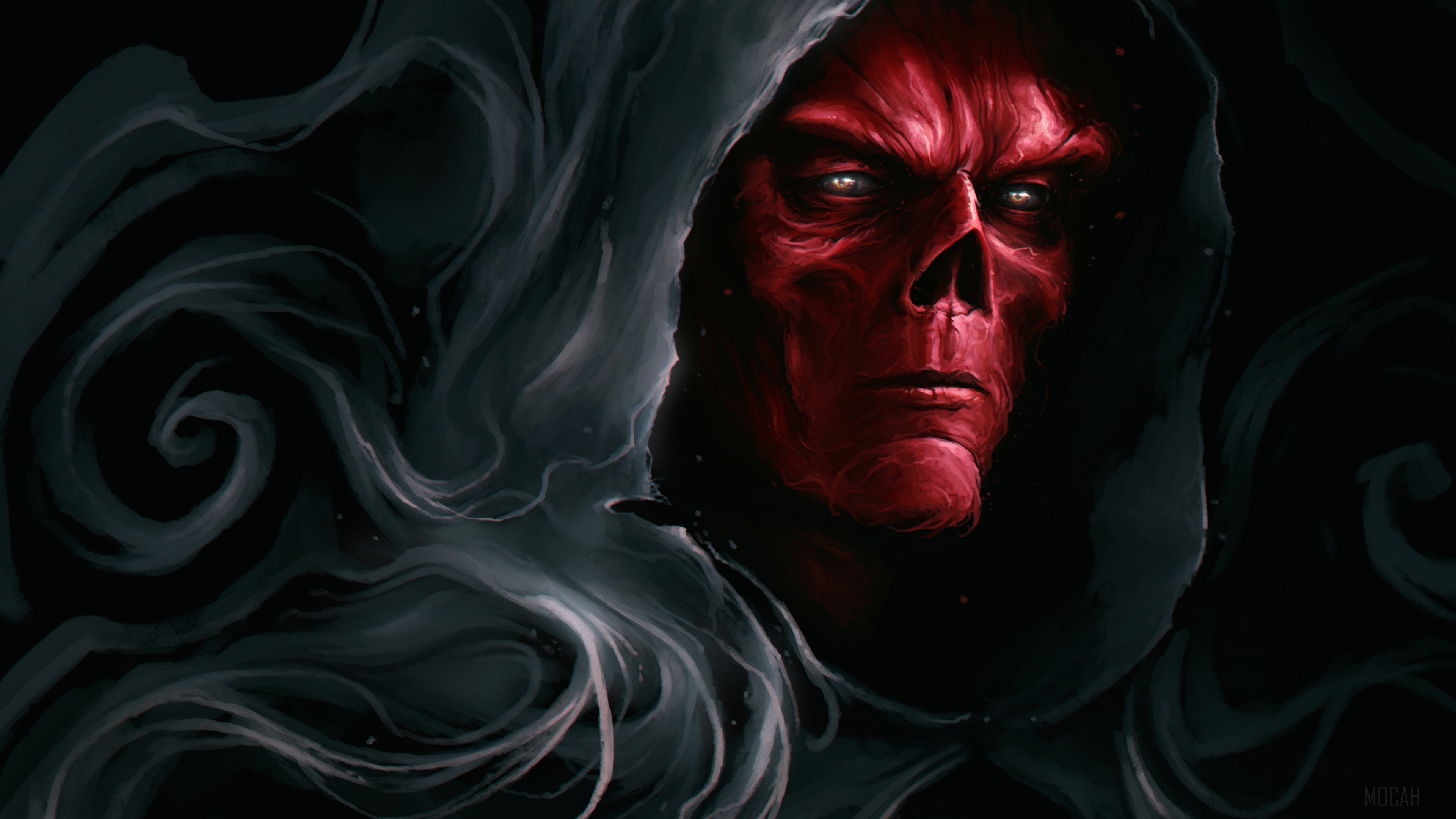 Red Skull from Marvel Comics 4K HD Wallpaper