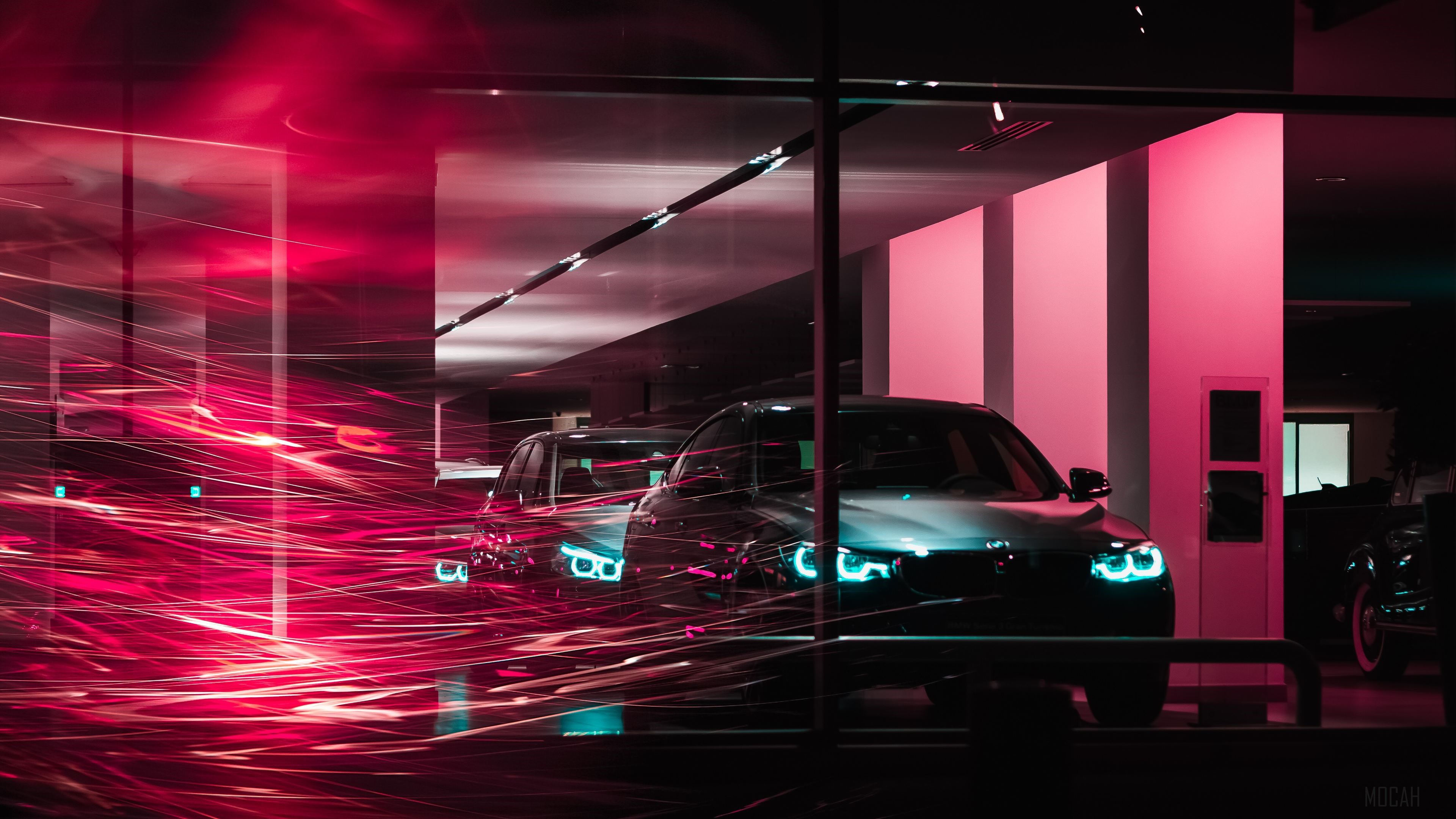 Bmw Long Exposure HD Wallpaper