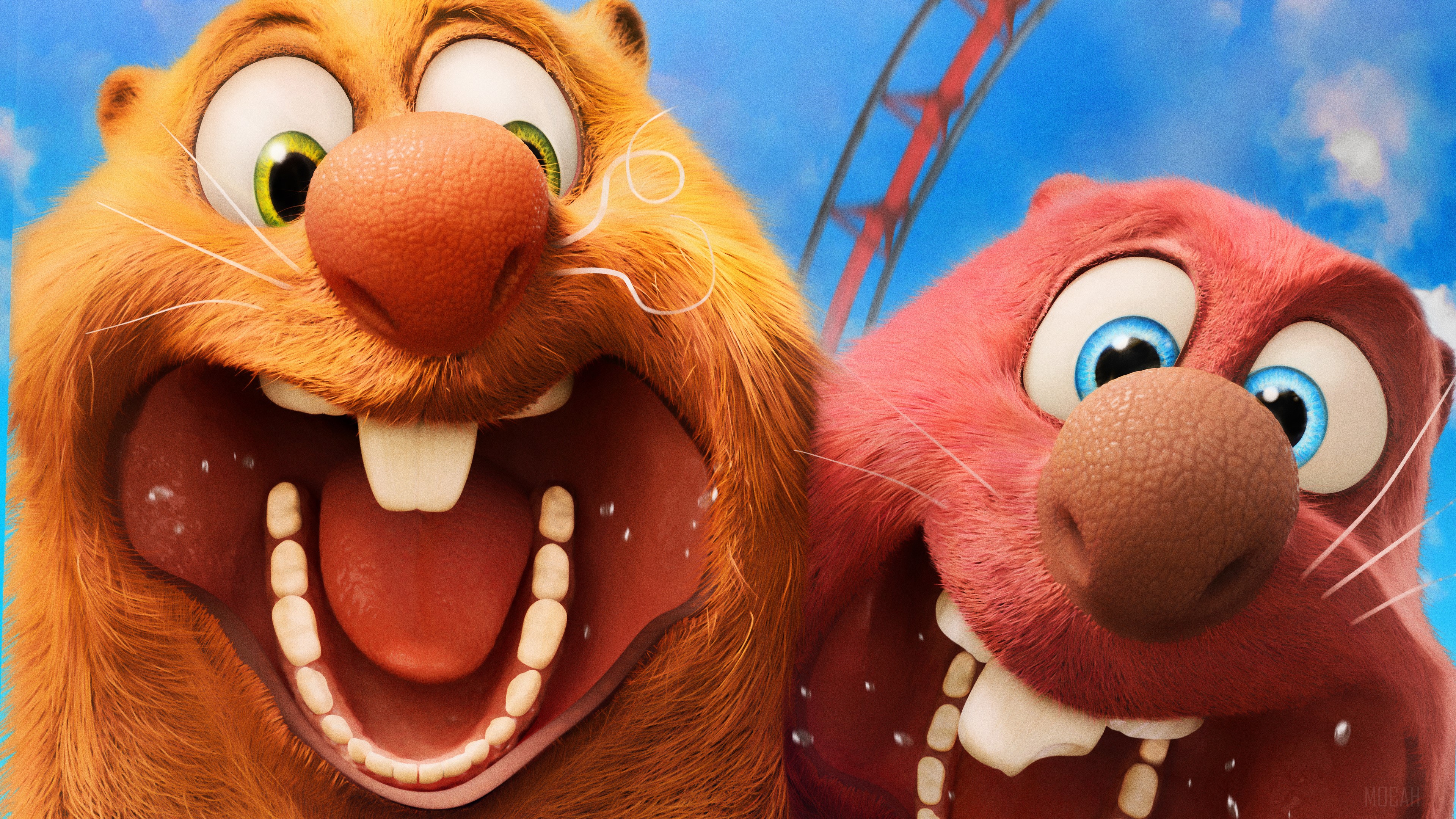 Gus and Cooper from Wonder Park 4K HD Wallpaper