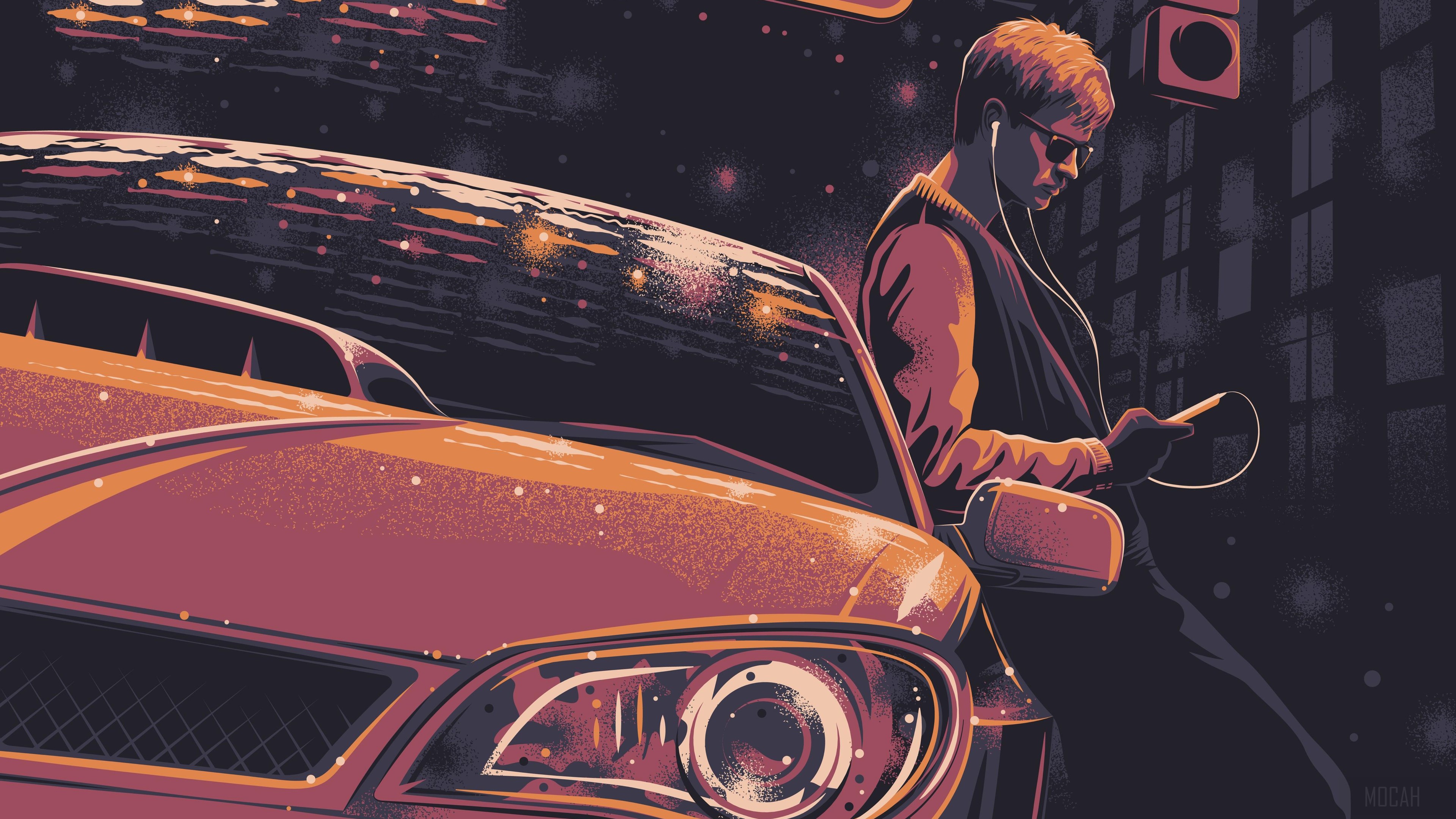 Baby Driver 4K Art HD Wallpaper