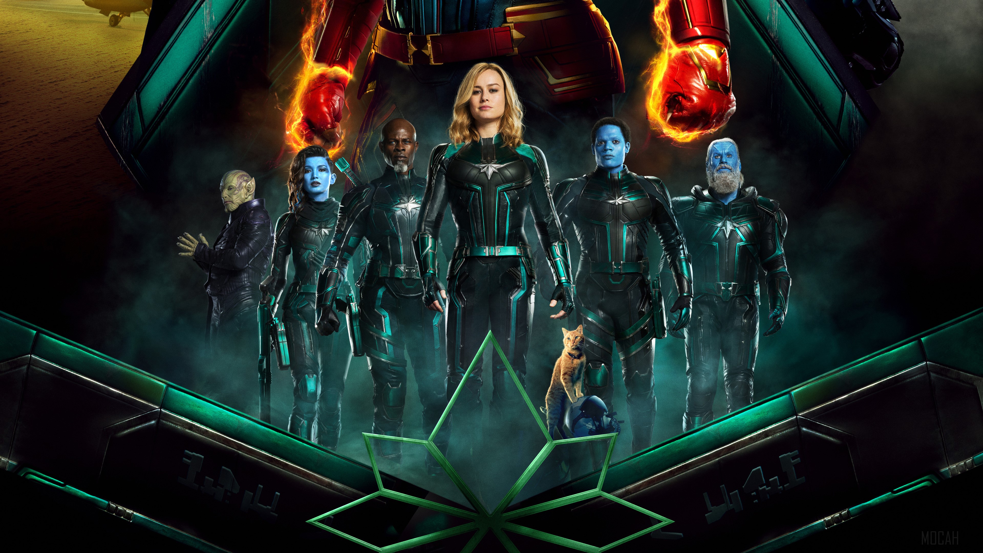 Captain Marvel 4K HD Wallpaper