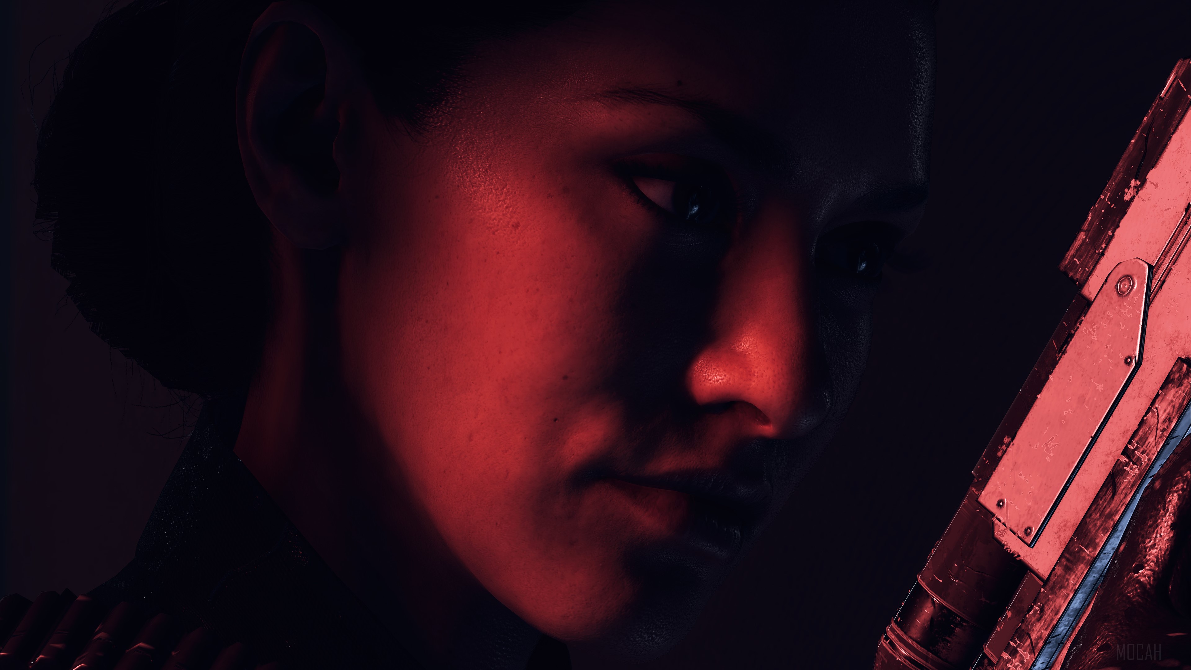 Woman with a gun in Star Wars Battlefront II 4K HD Wallpaper