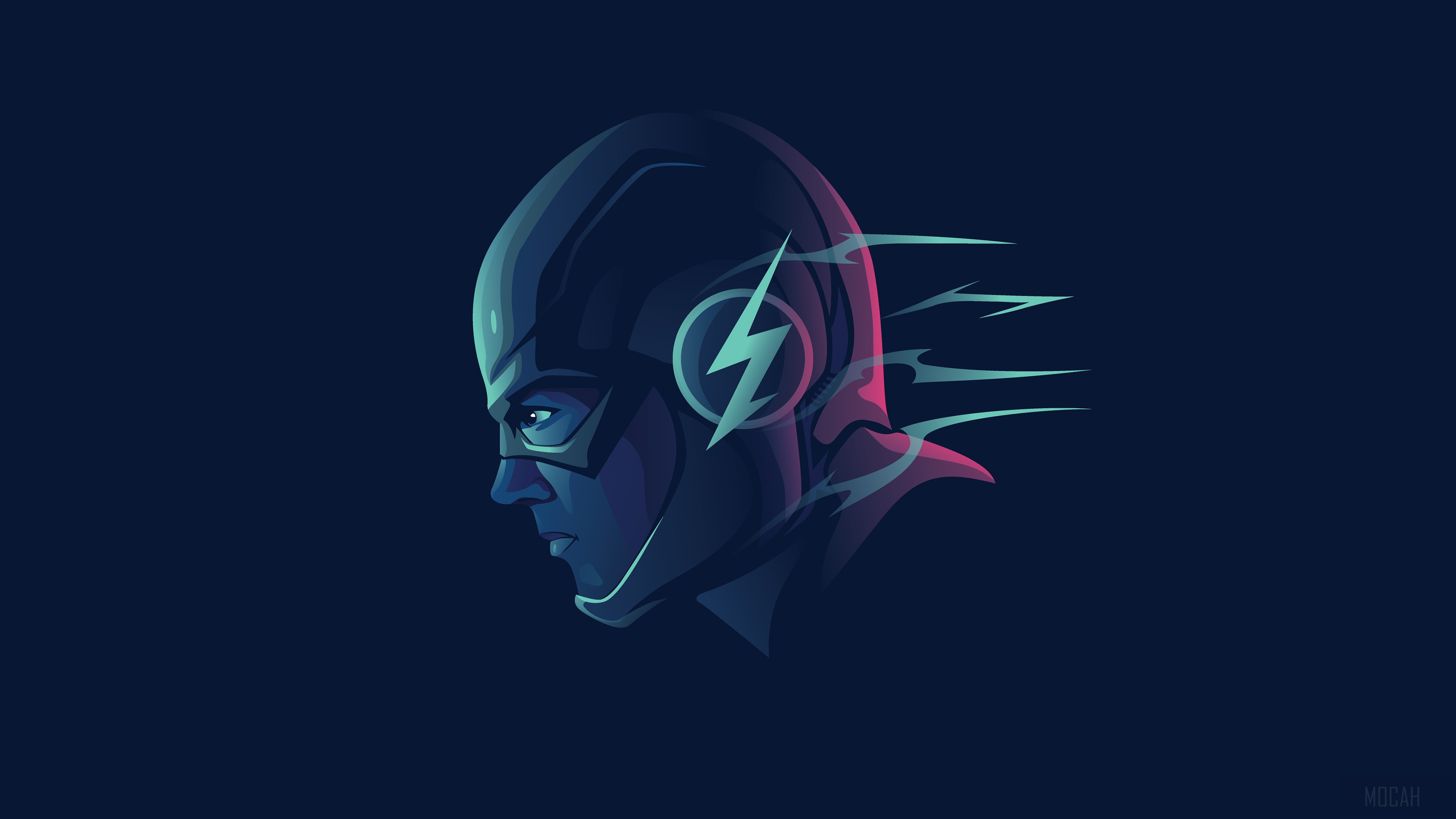 The Flash Minimalist 4K HD Wallpaper