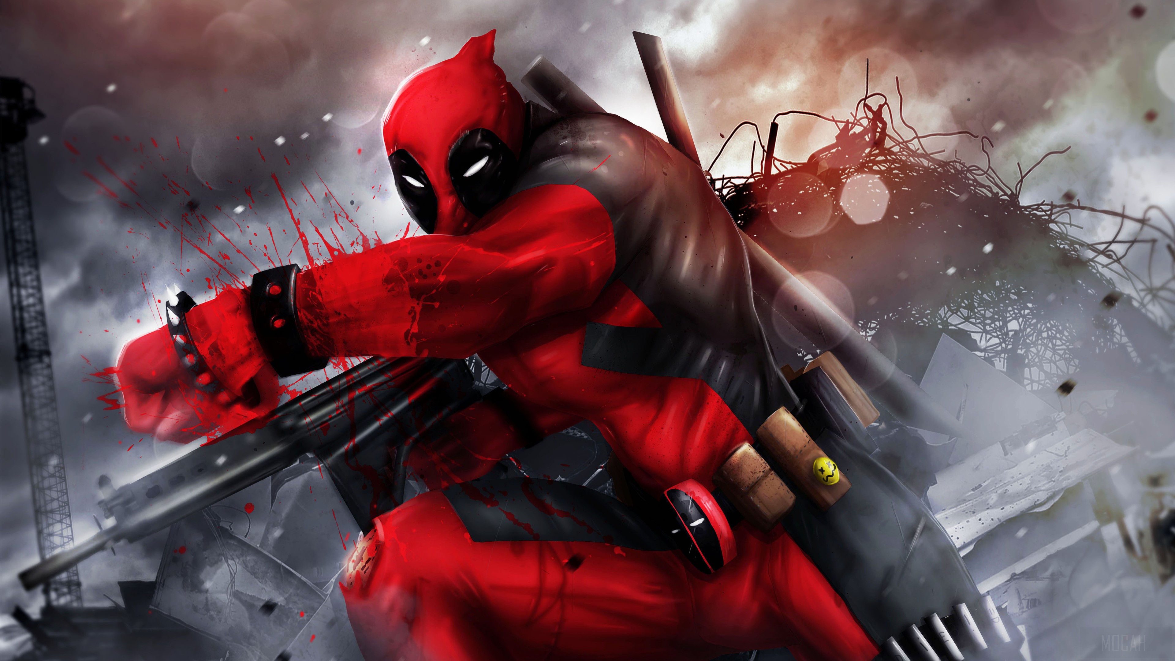 Deadpool Art 4K HD Wallpaper