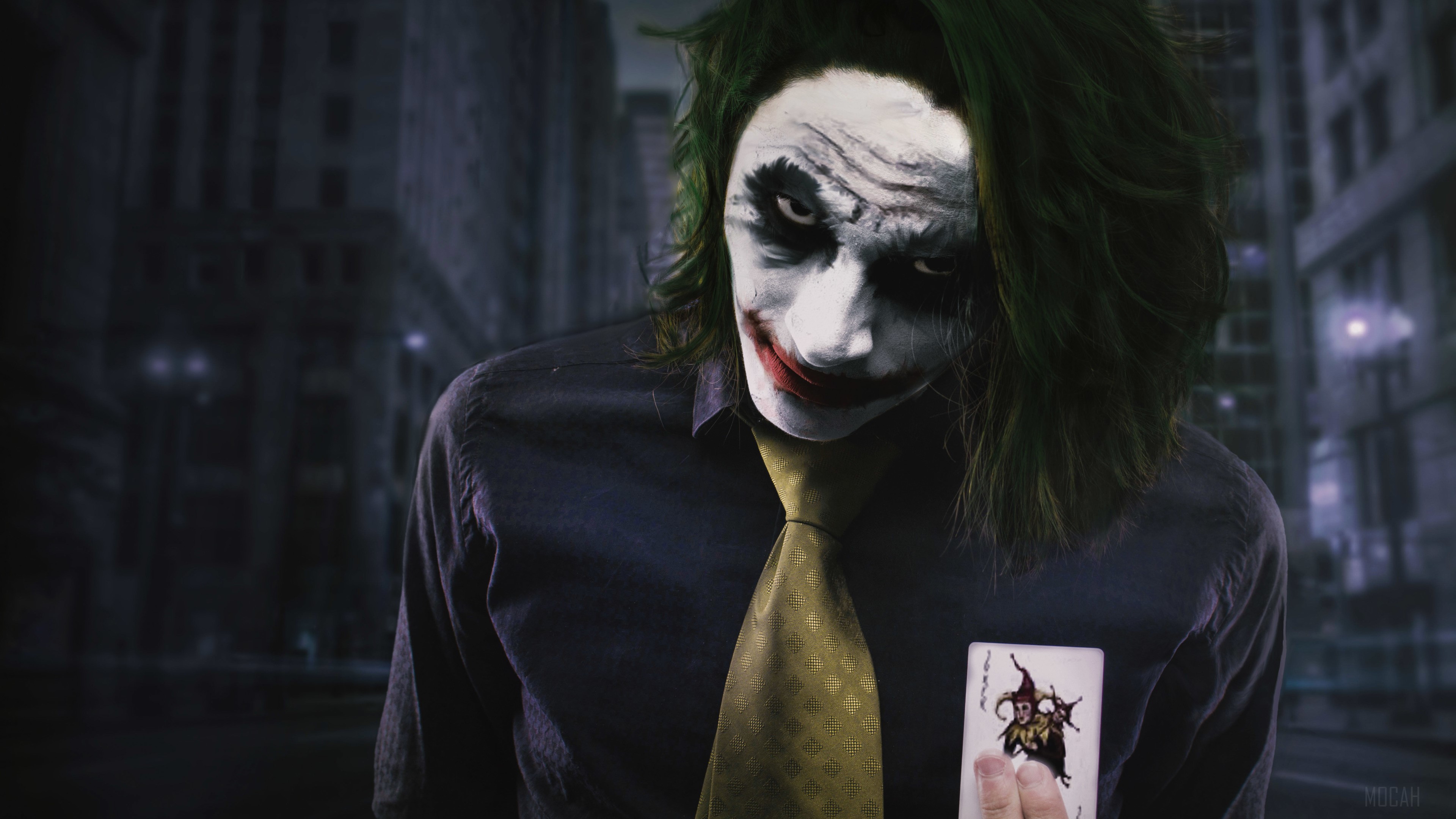 Joker Cosplay HD Wallpaper