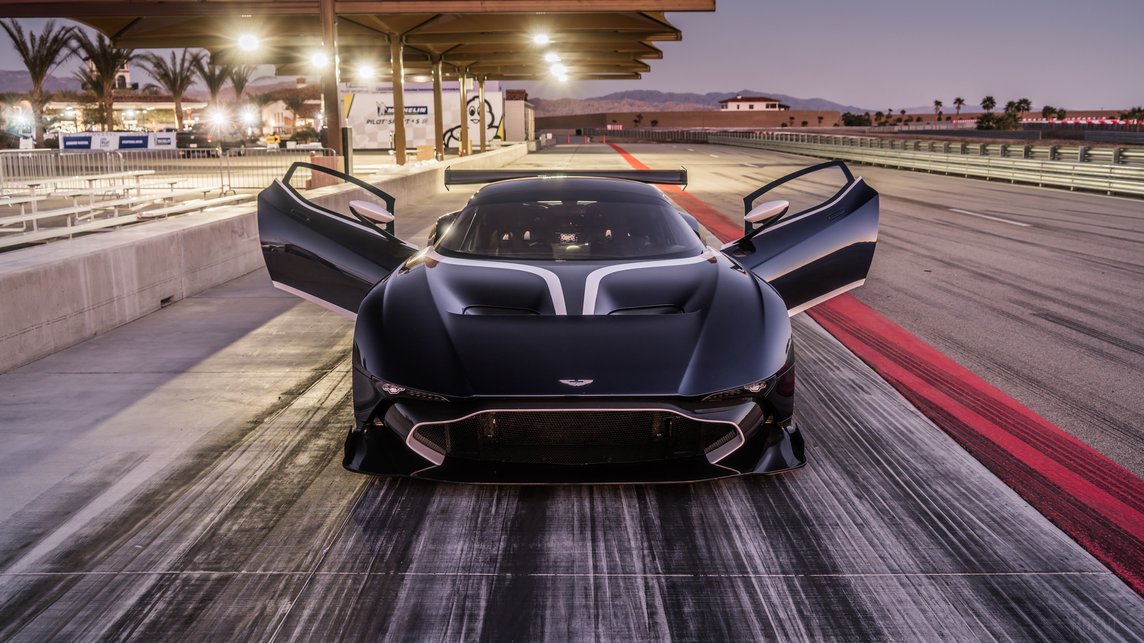 Aston Martin Vulcan on Race Track 4K HD Wallpaper