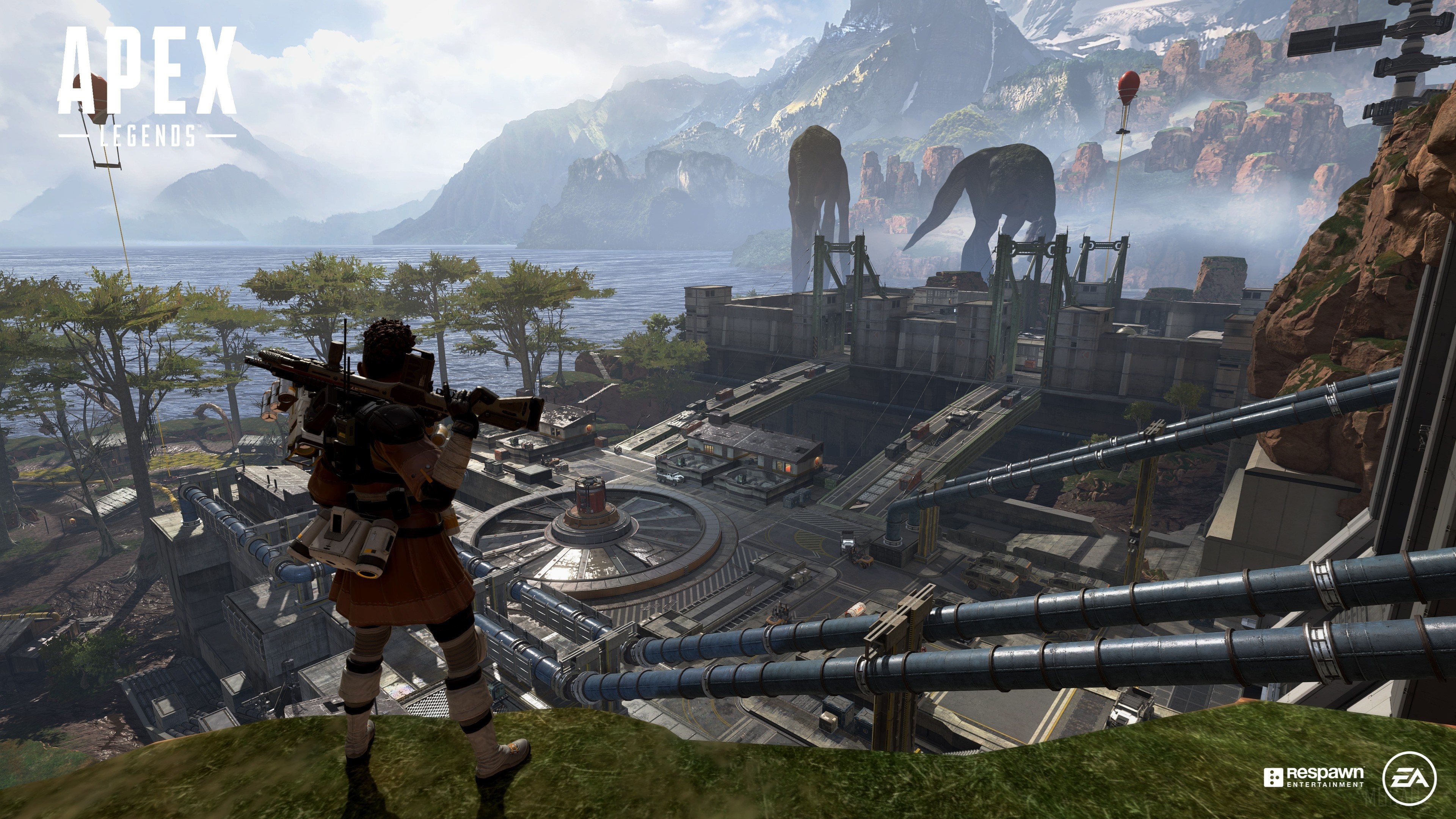 Bangalore from Apex Legends at HydroDam 4K HD Wallpaper