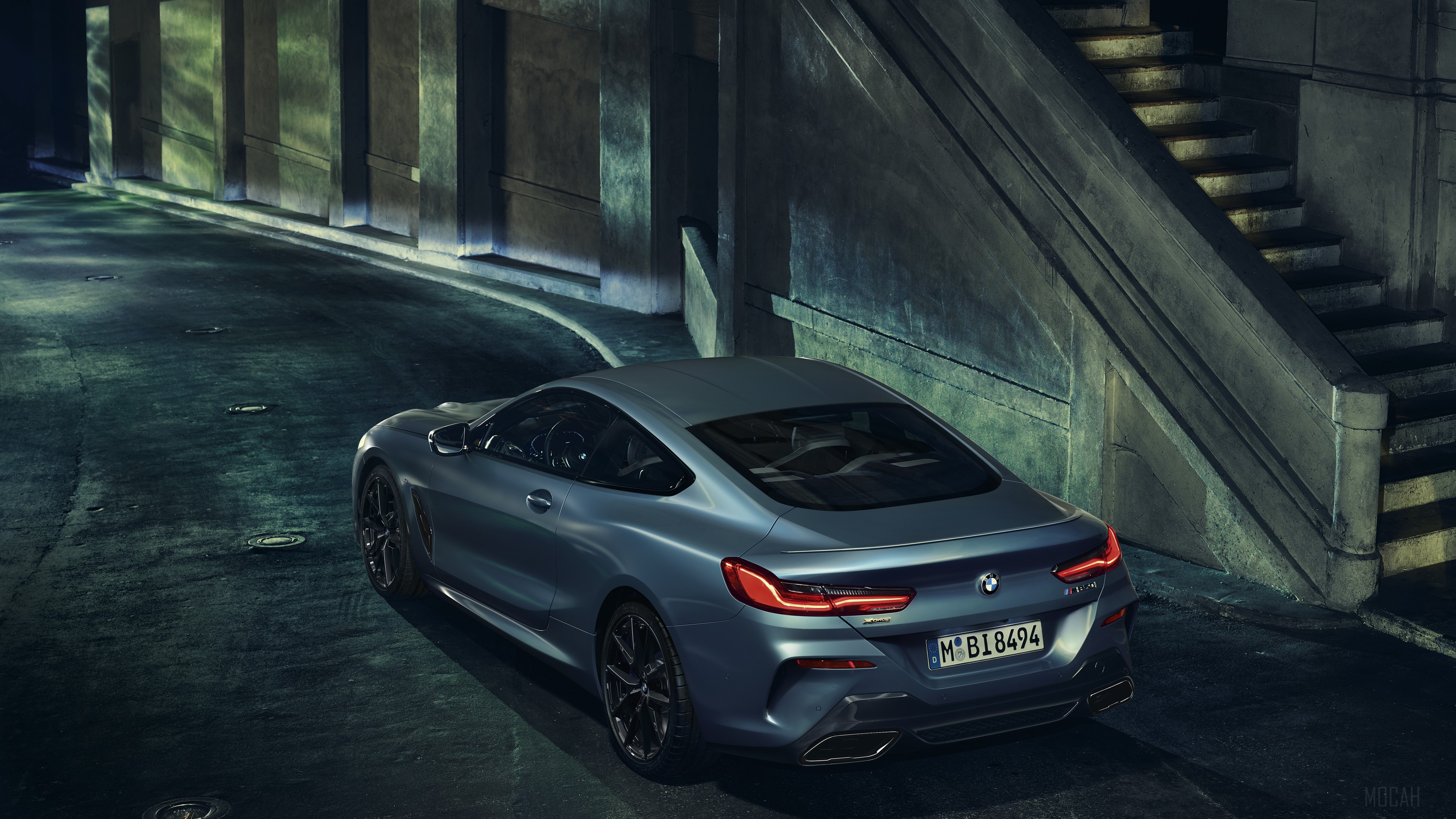 BMW M850i Coupe Rear View 4K HD Wallpaper