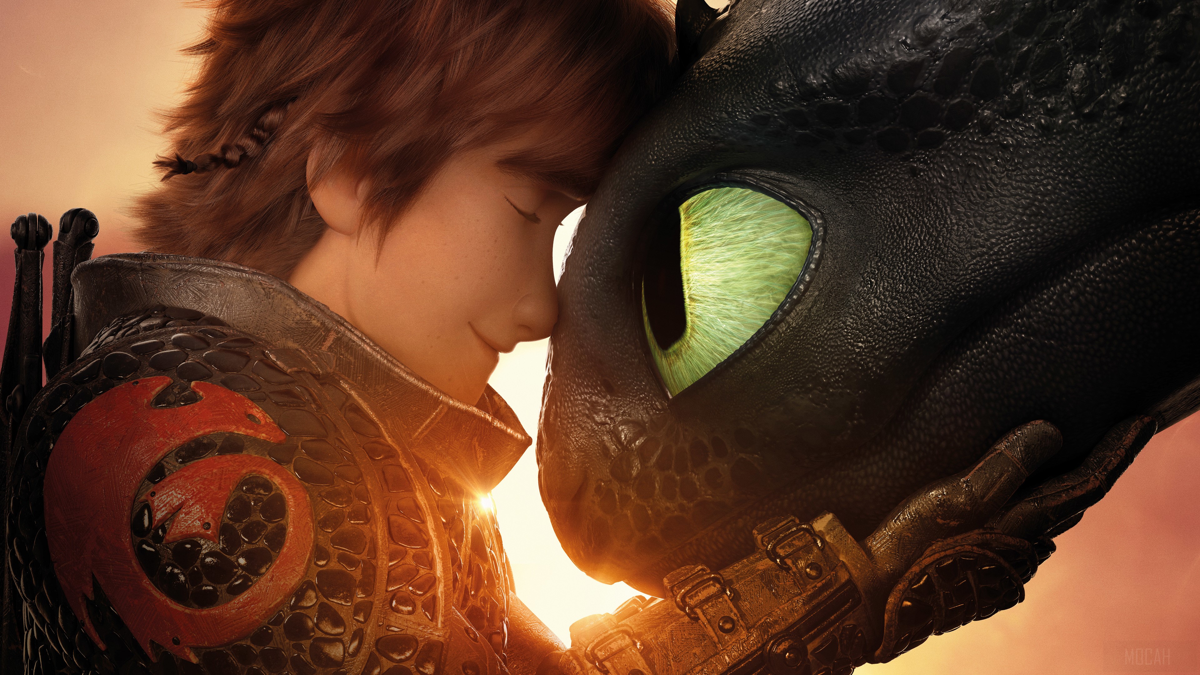 Hiccup and Toothless from How to Train Your Dragon 4K HD Wallpaper