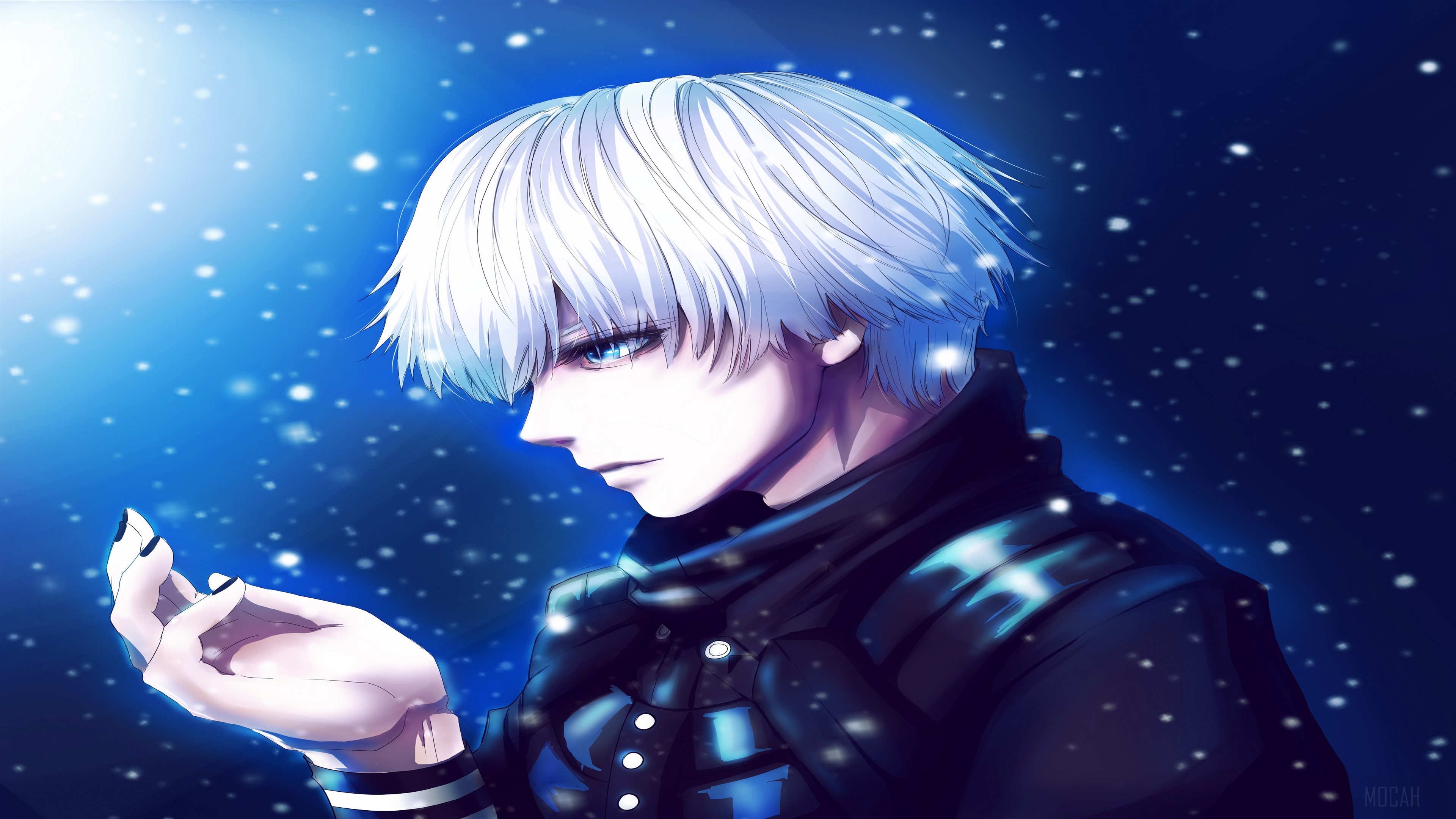Ken Kaneki from Tokyo Ghoul 4K HD Wallpaper