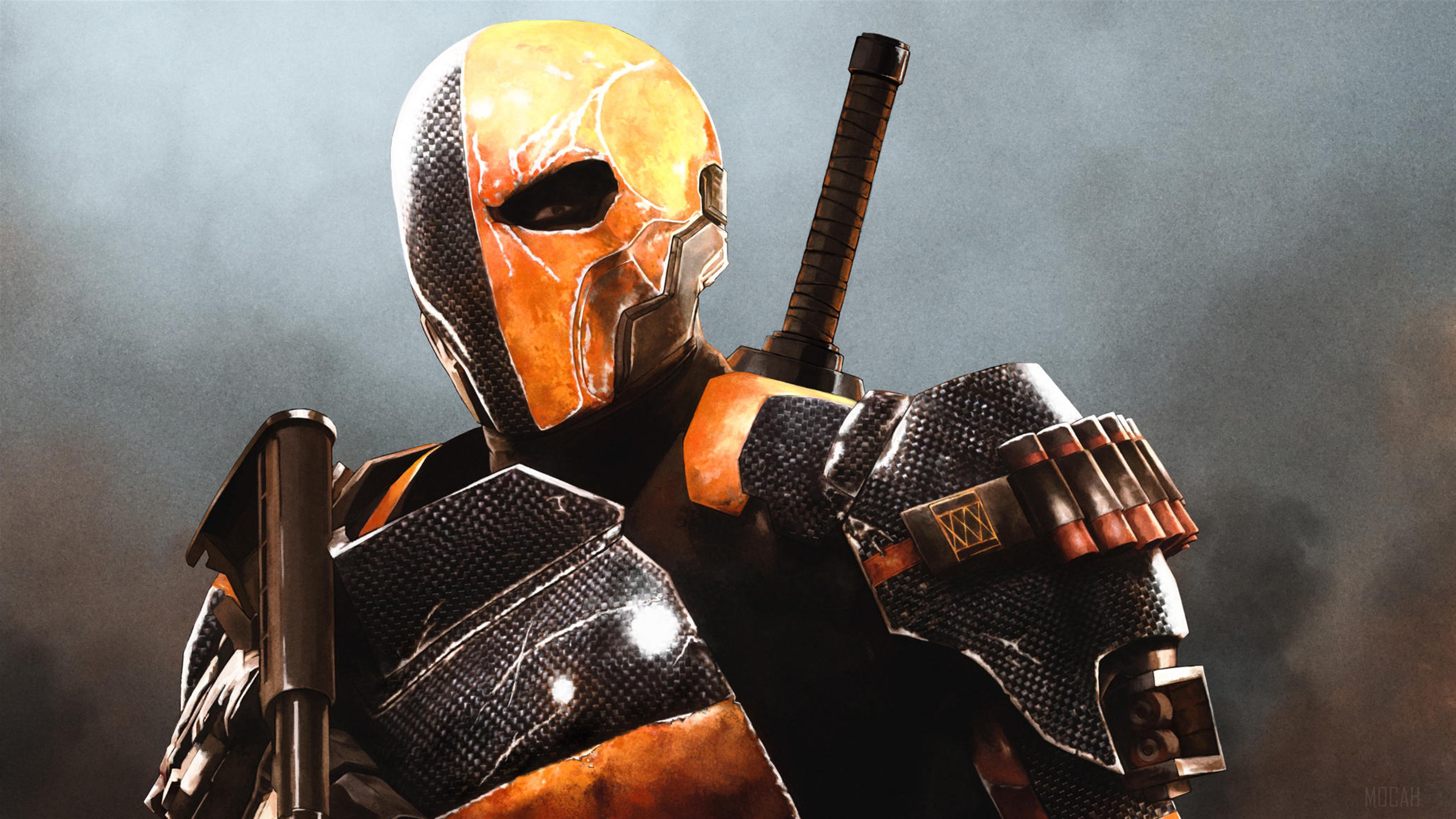 Deathstroke from DC Comics Digital Artwork 4K HD Wallpaper