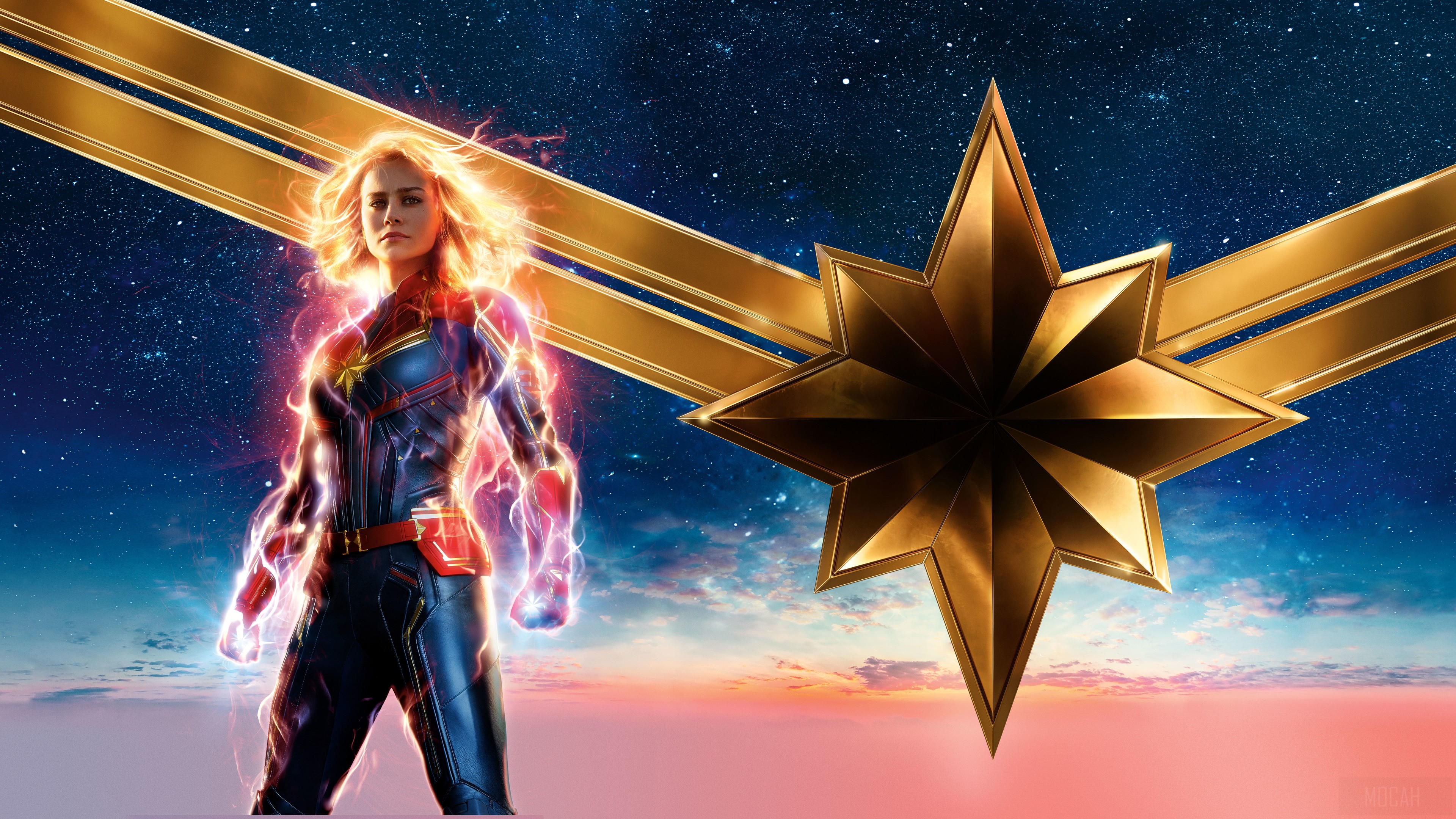 Captain Marvel from Marvel 2019 4K HD Wallpaper