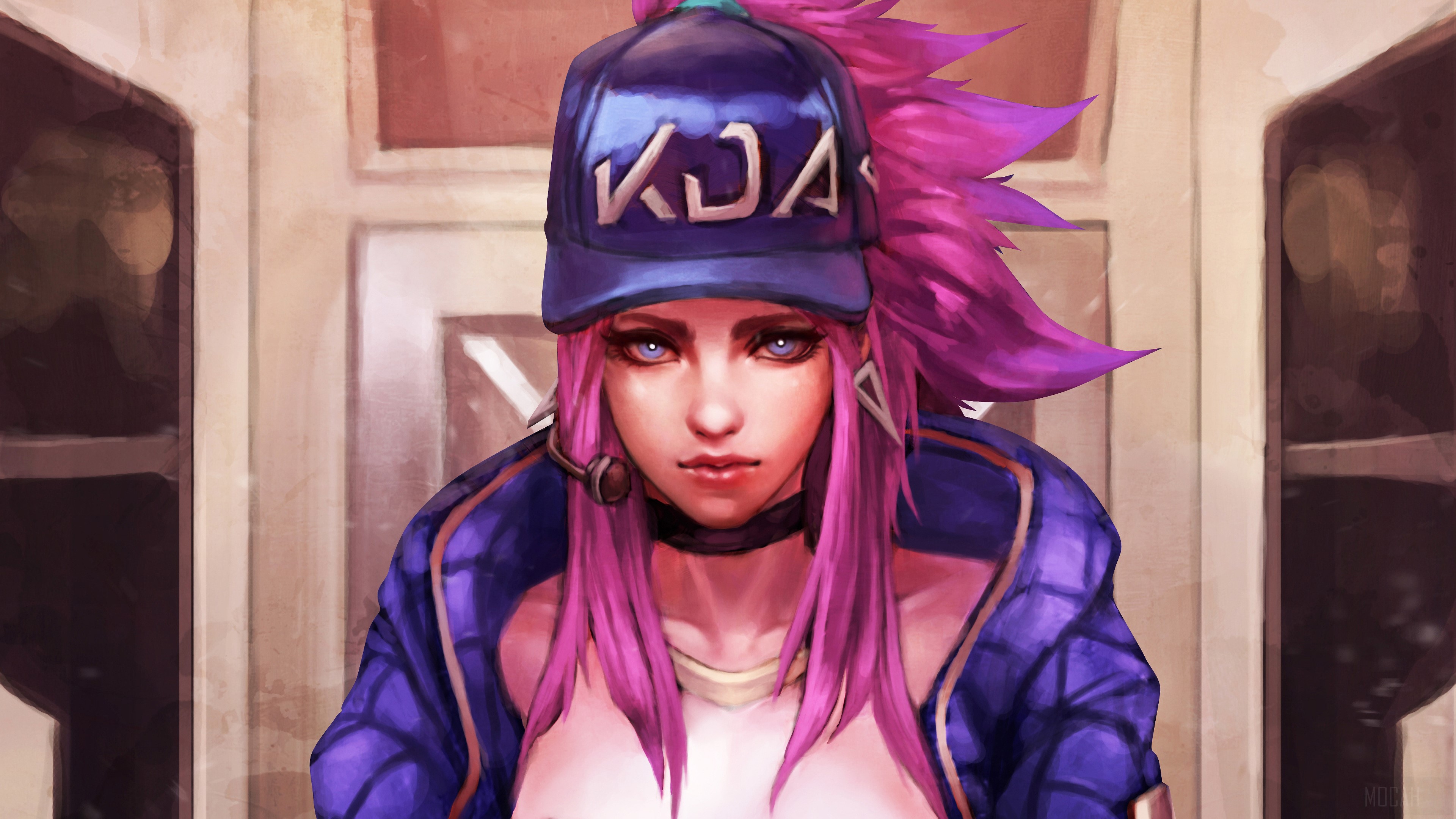 KDA Akali from League of Legends 4K HD Wallpaper