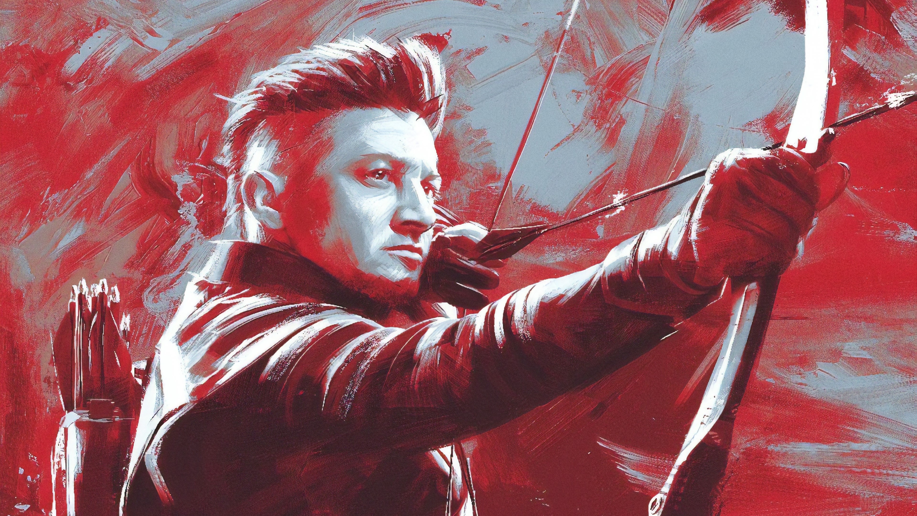 Hawkeye from Avengers EndGame 4K HD Wallpaper