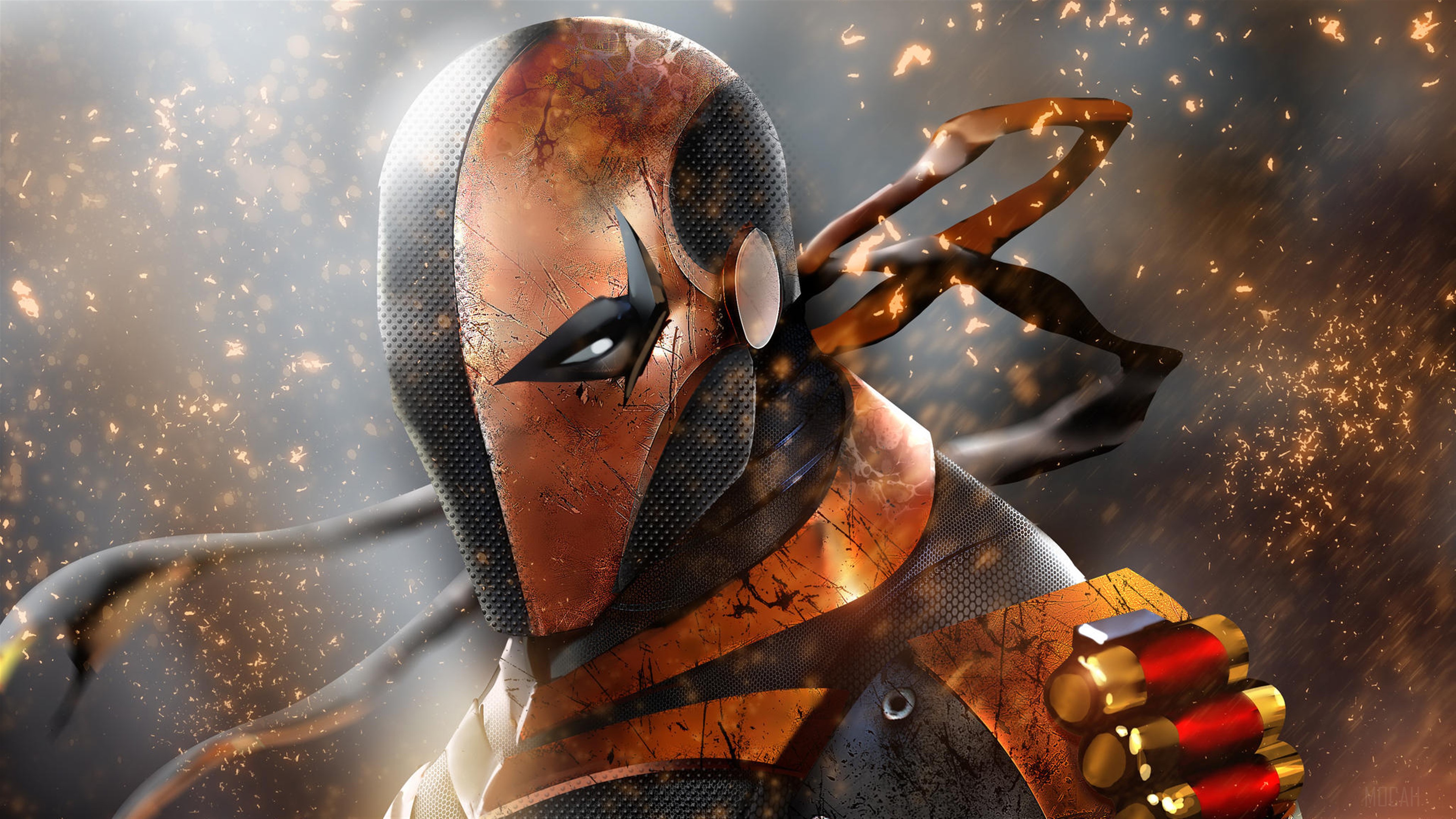 Deathstroke from DC Comics 4K HD Wallpaper