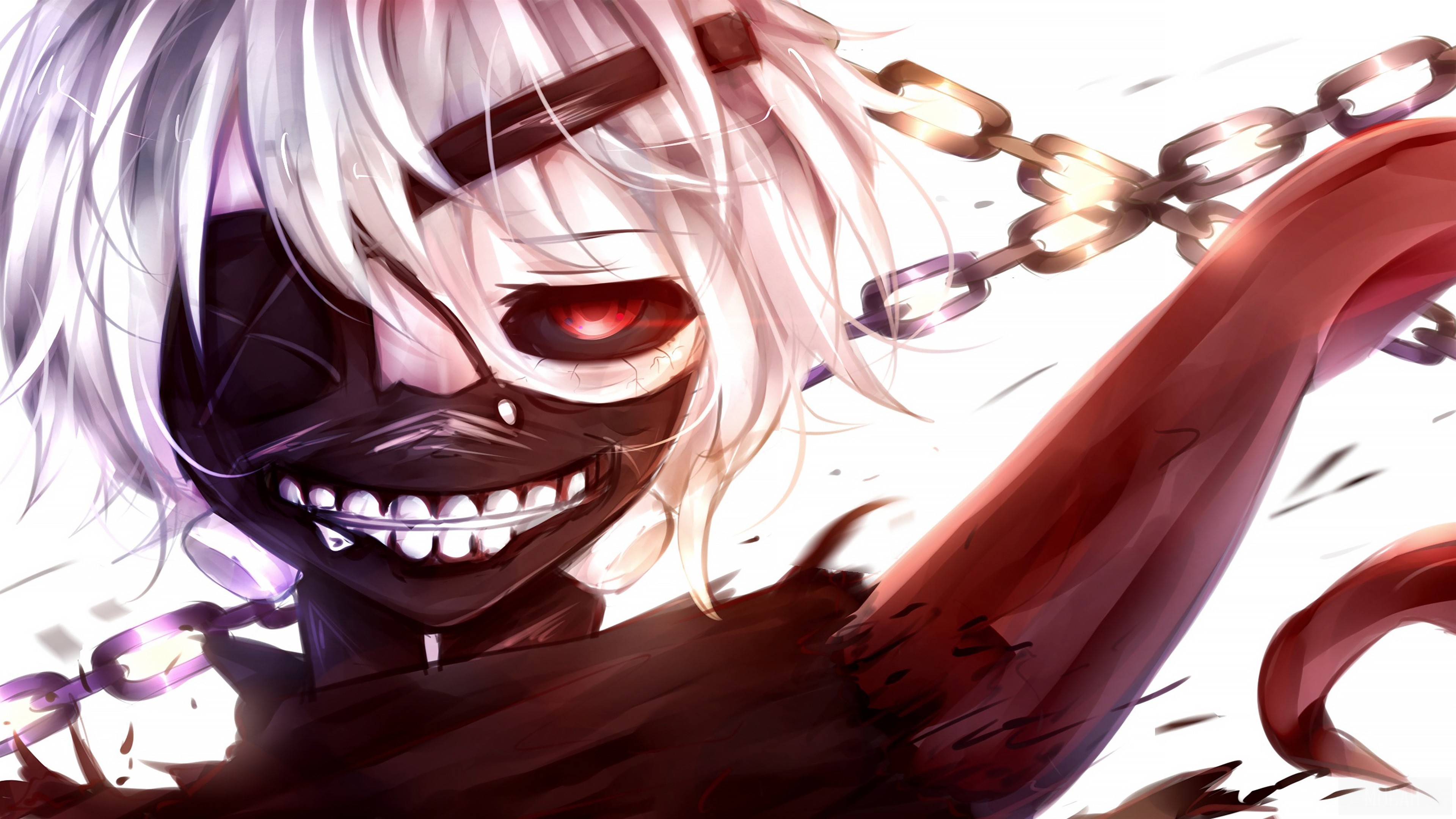 Ken Kaneki from Tokyo Ghoul 4K HD Wallpaper