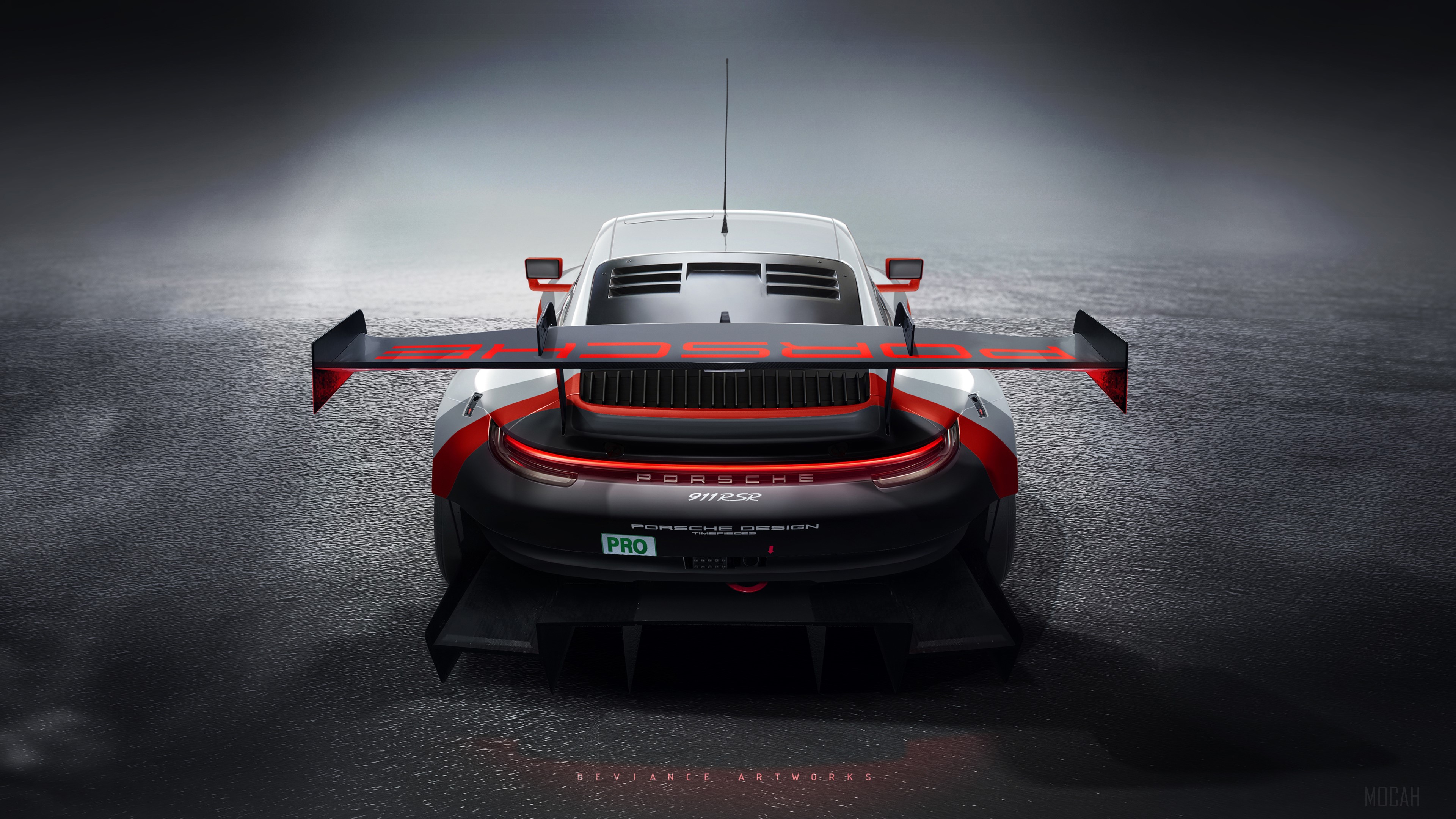 Porsche 911 RSR 4K HD Wallpaper