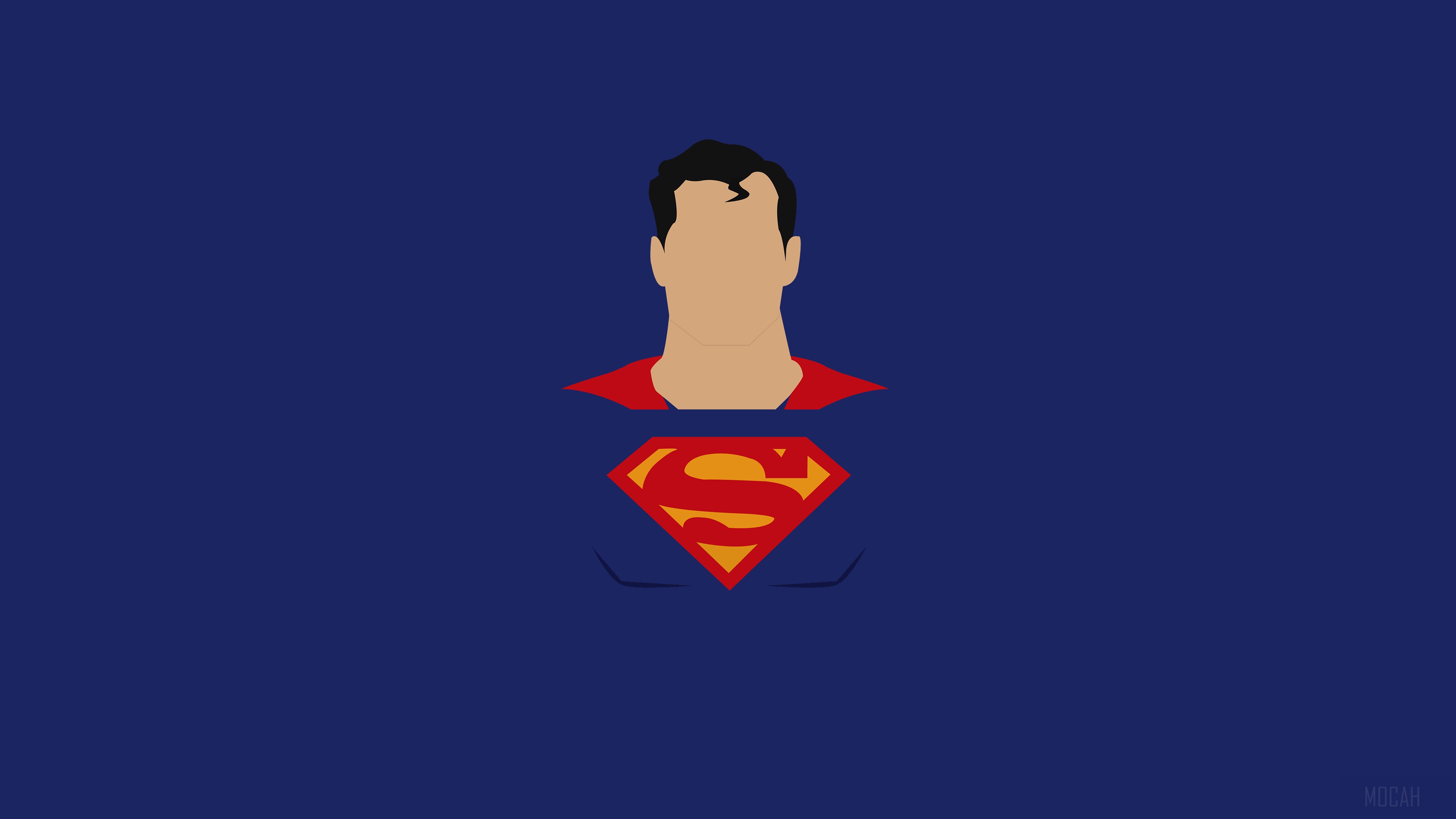 Superman Minimalist Art 4K HD Wallpaper