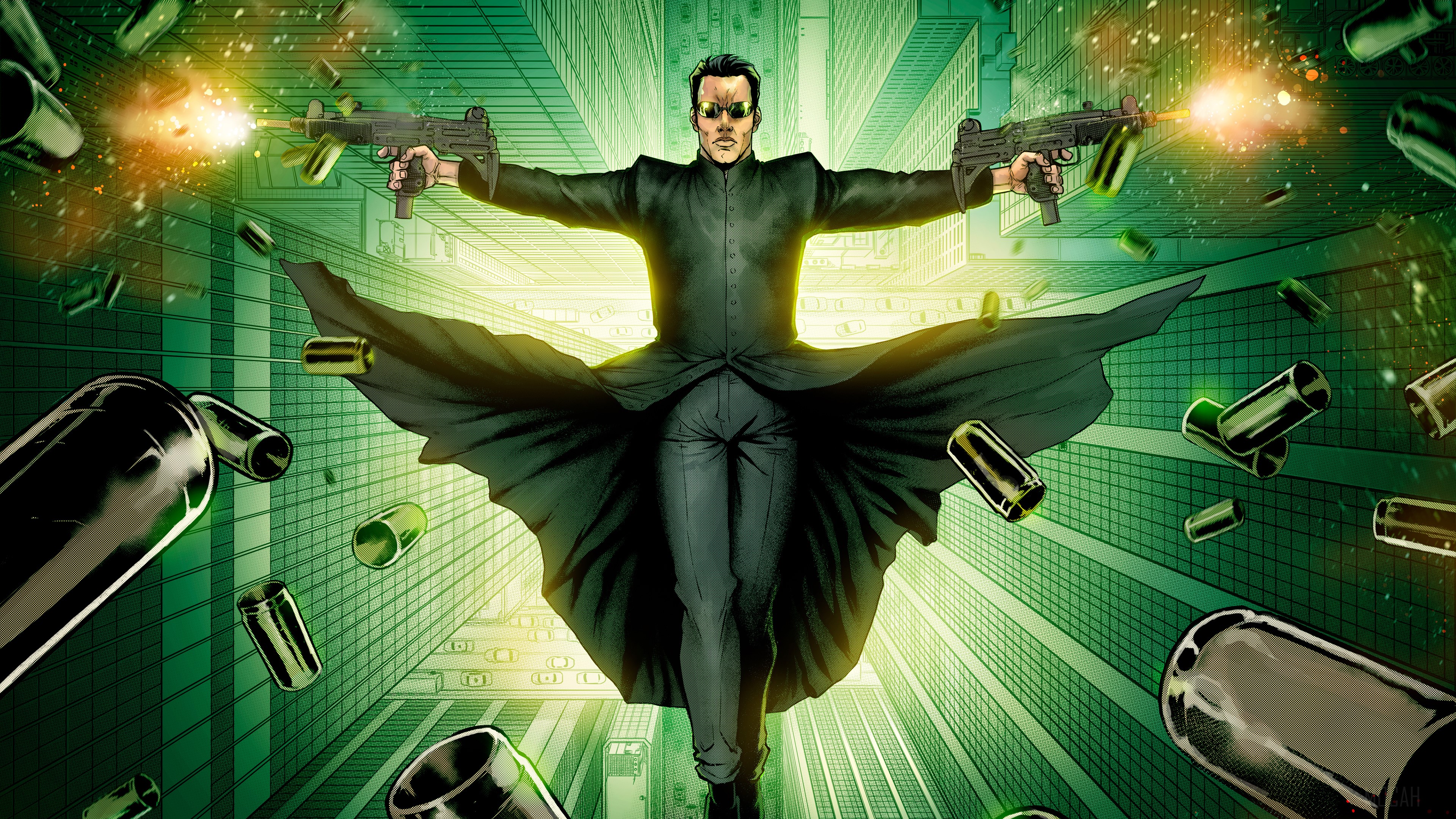 Neo from The Matrix 4K HD Wallpaper