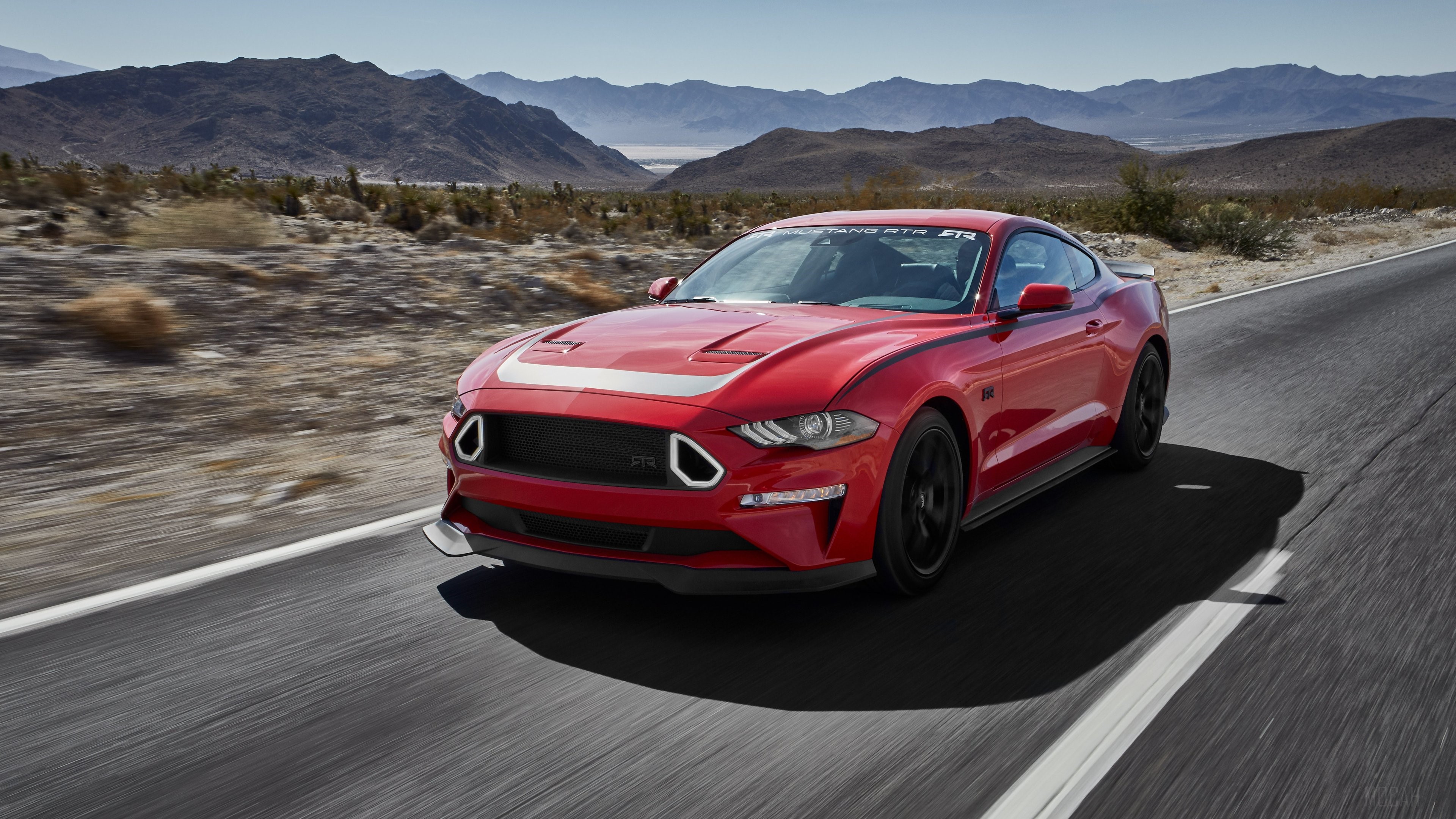 Red Ford Mustang RTR 2019 4K HD Wallpaper