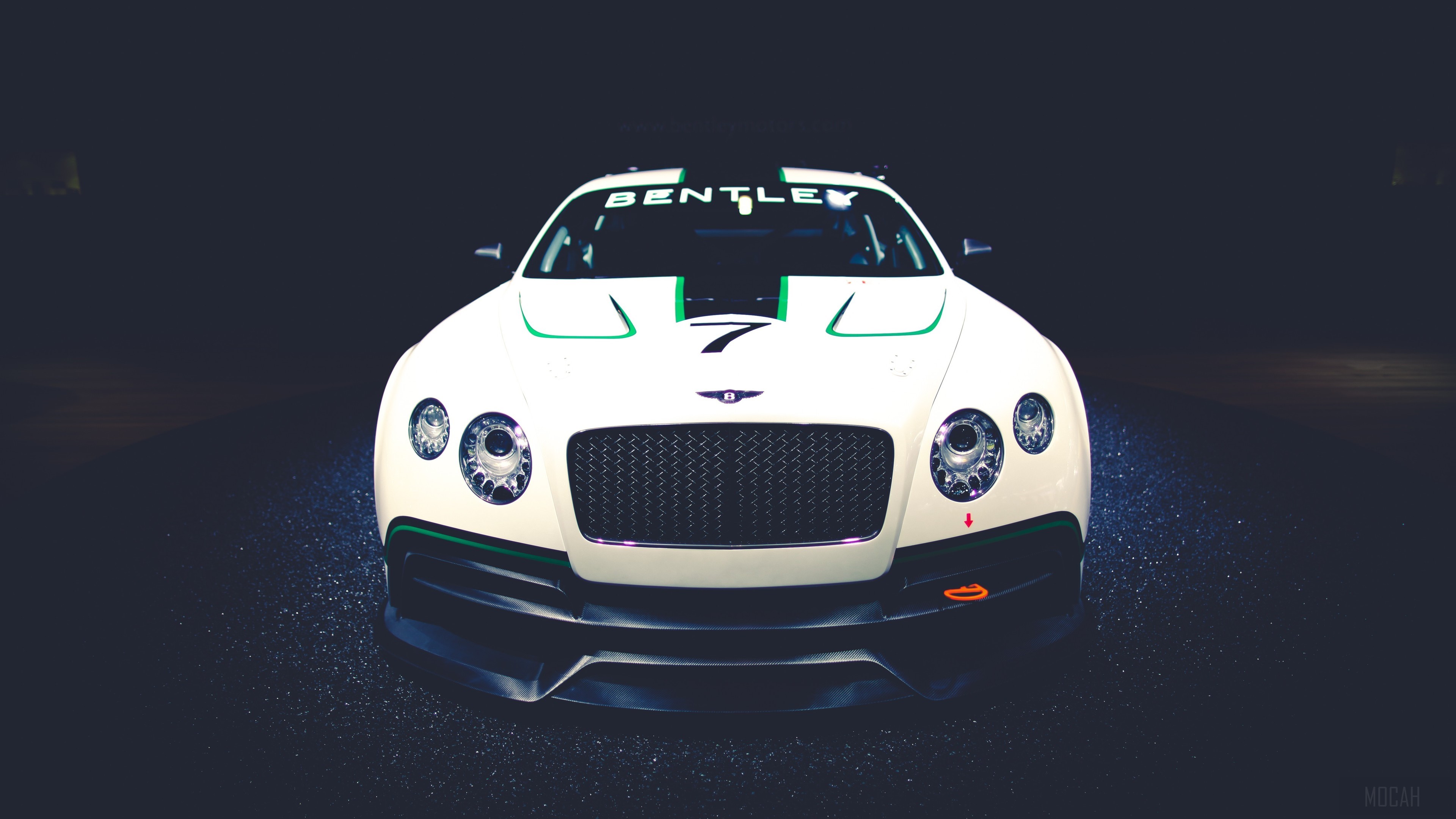 Bentley Continental GT3 race car HD Wallpaper