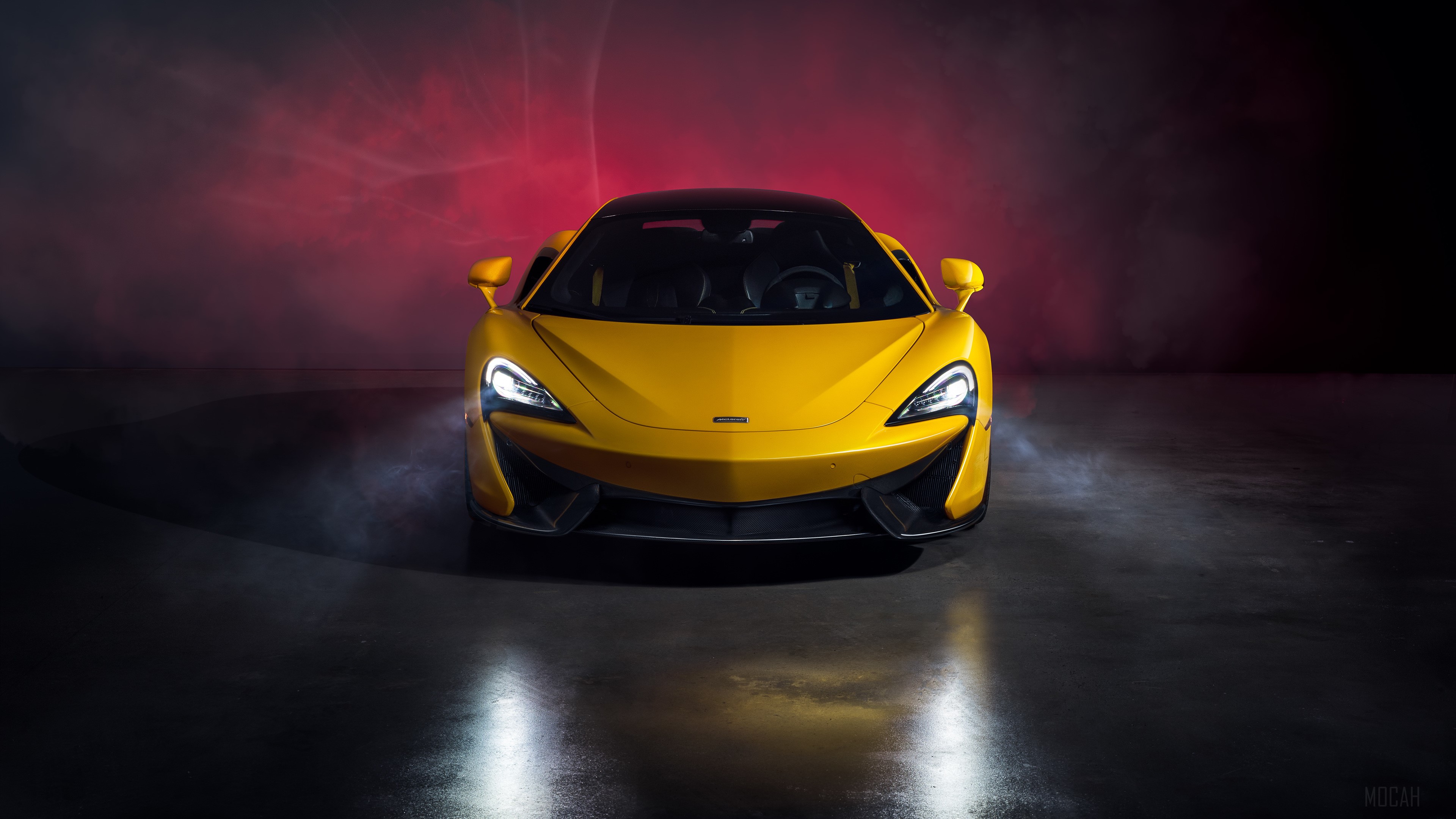 Yellow McLaren 570S MSO 4K HD Wallpaper