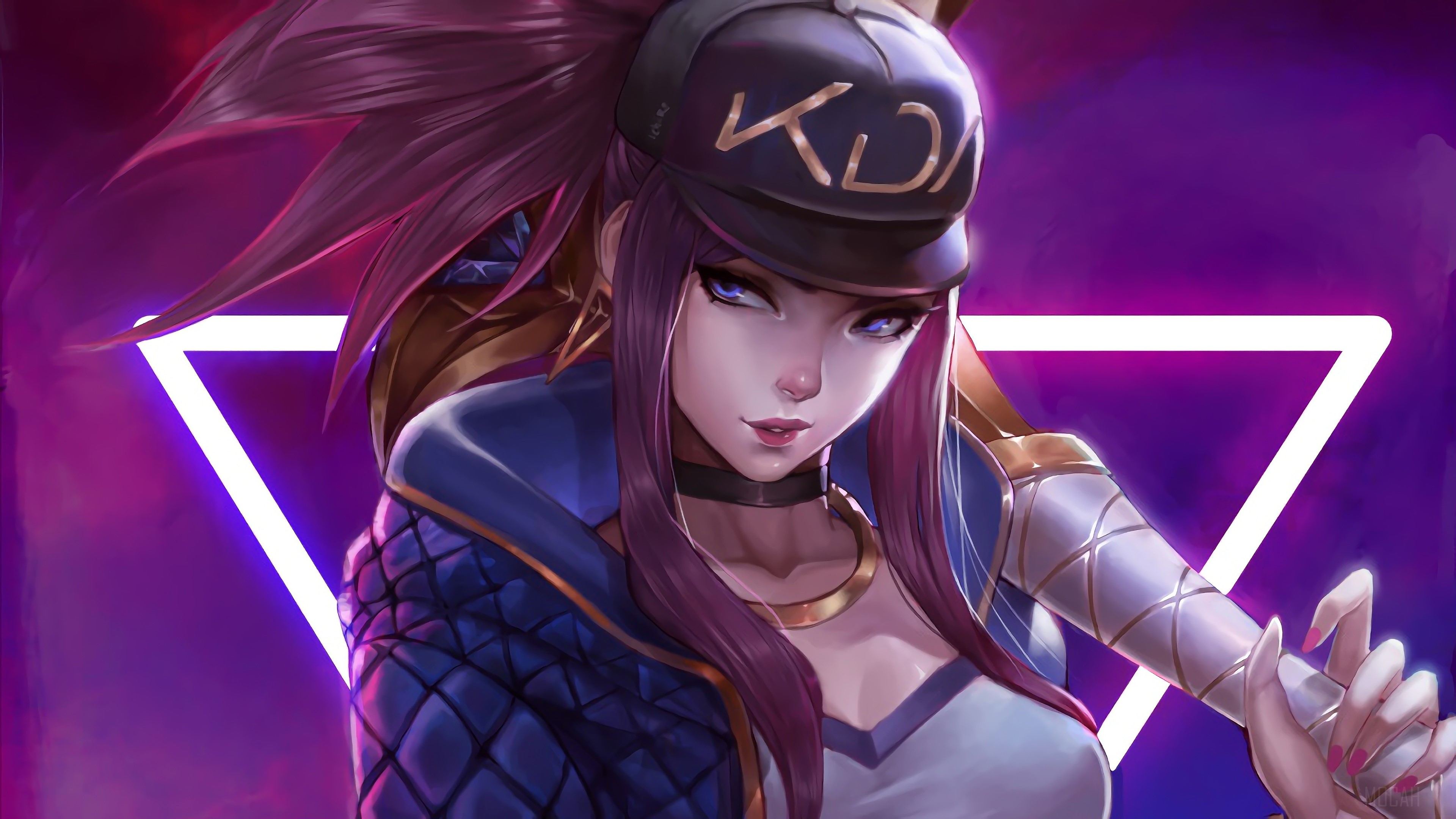 Akali from League of Legends KDA 4K HD Wallpaper