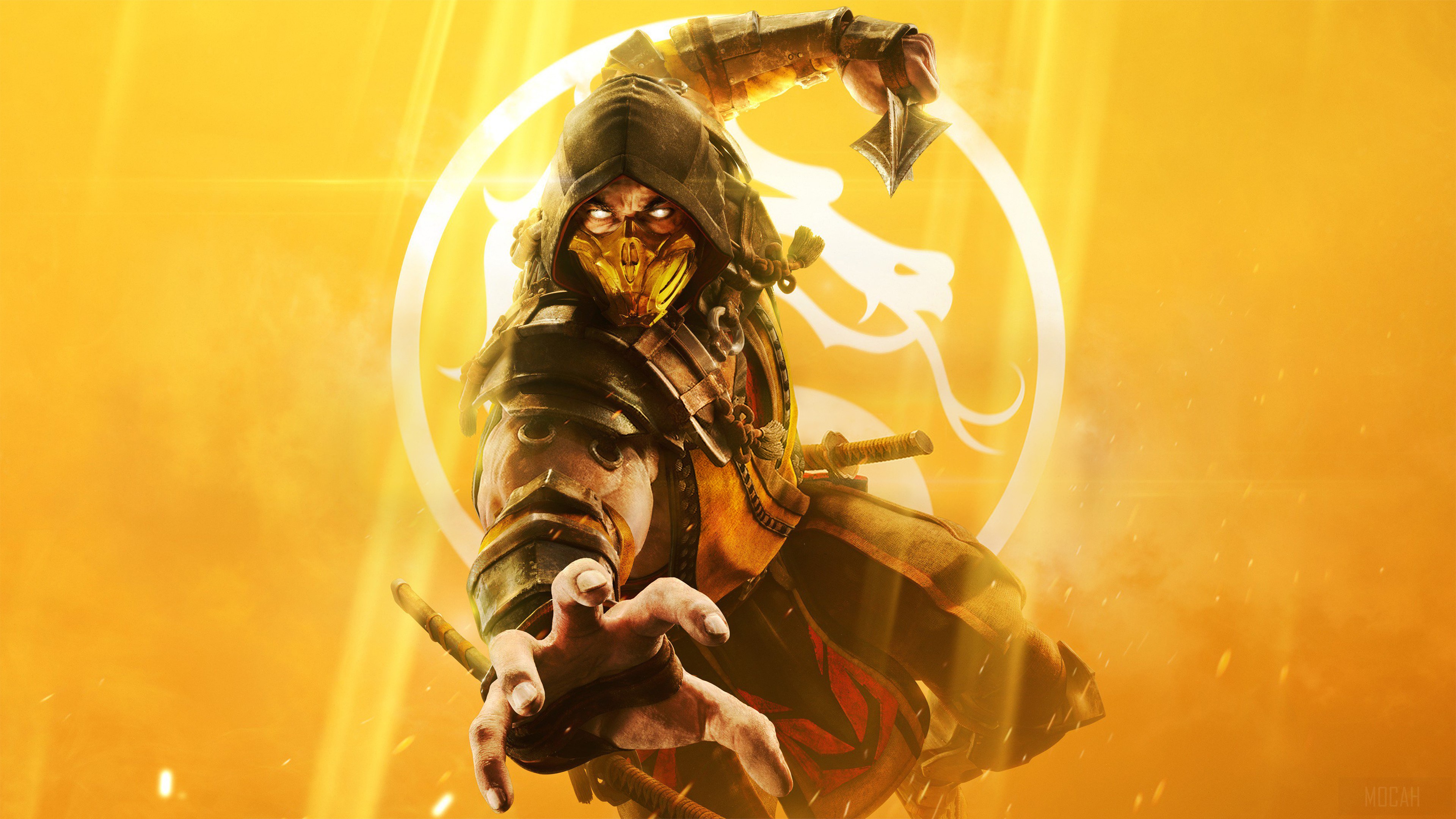 Scorpion from Mortal Kombat 11 4K HD Wallpaper