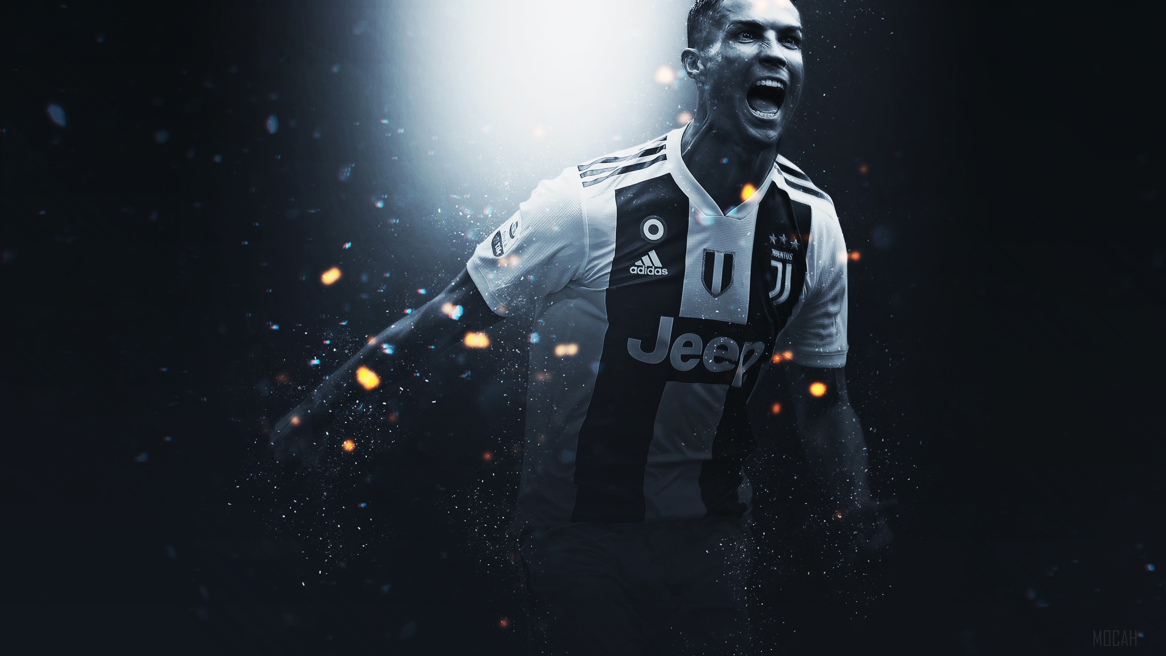 Cristiano Ronaldo from Juventus FC 4K HD Wallpaper