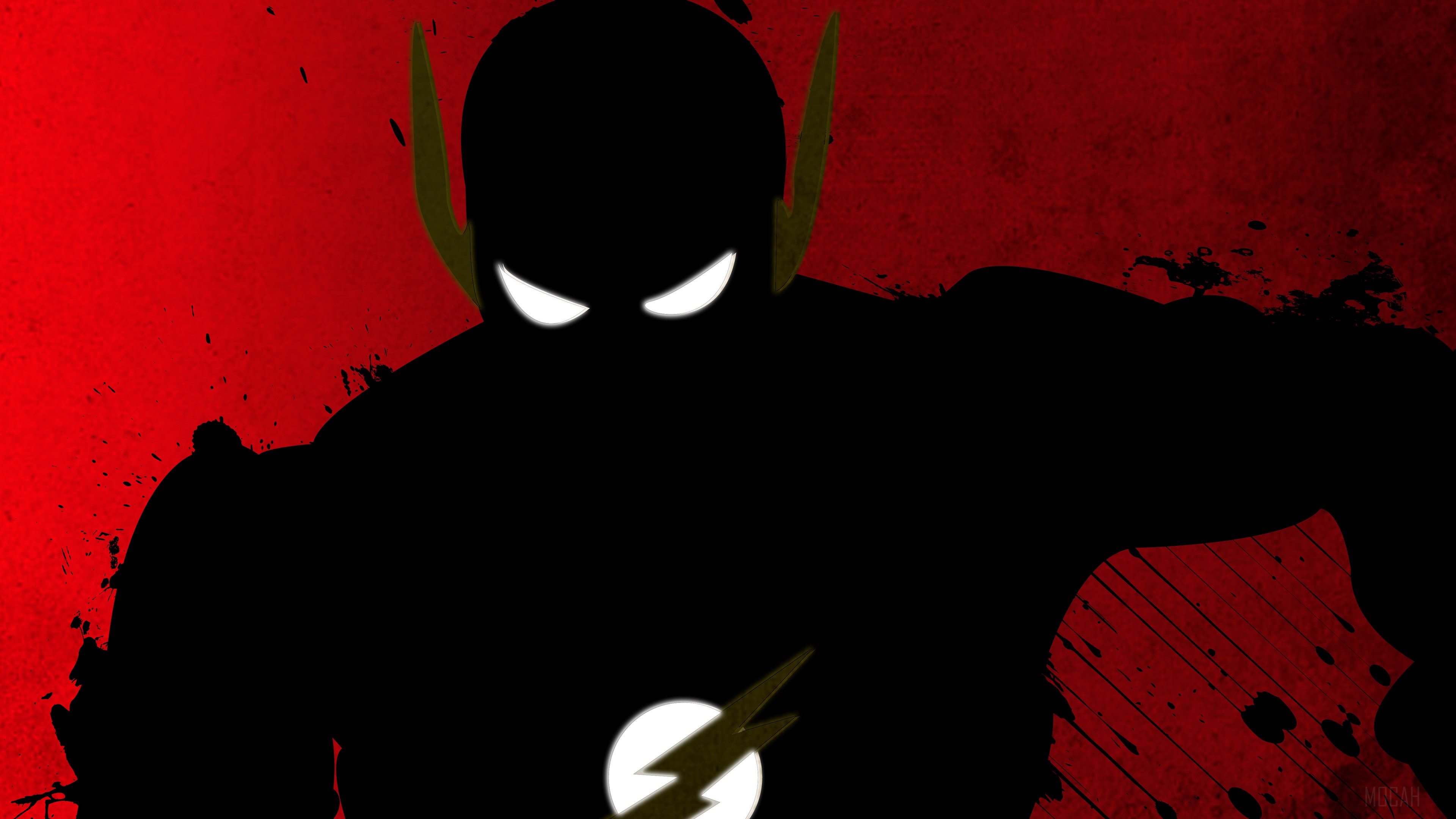 The Flash Silhouette 4K HD Wallpaper