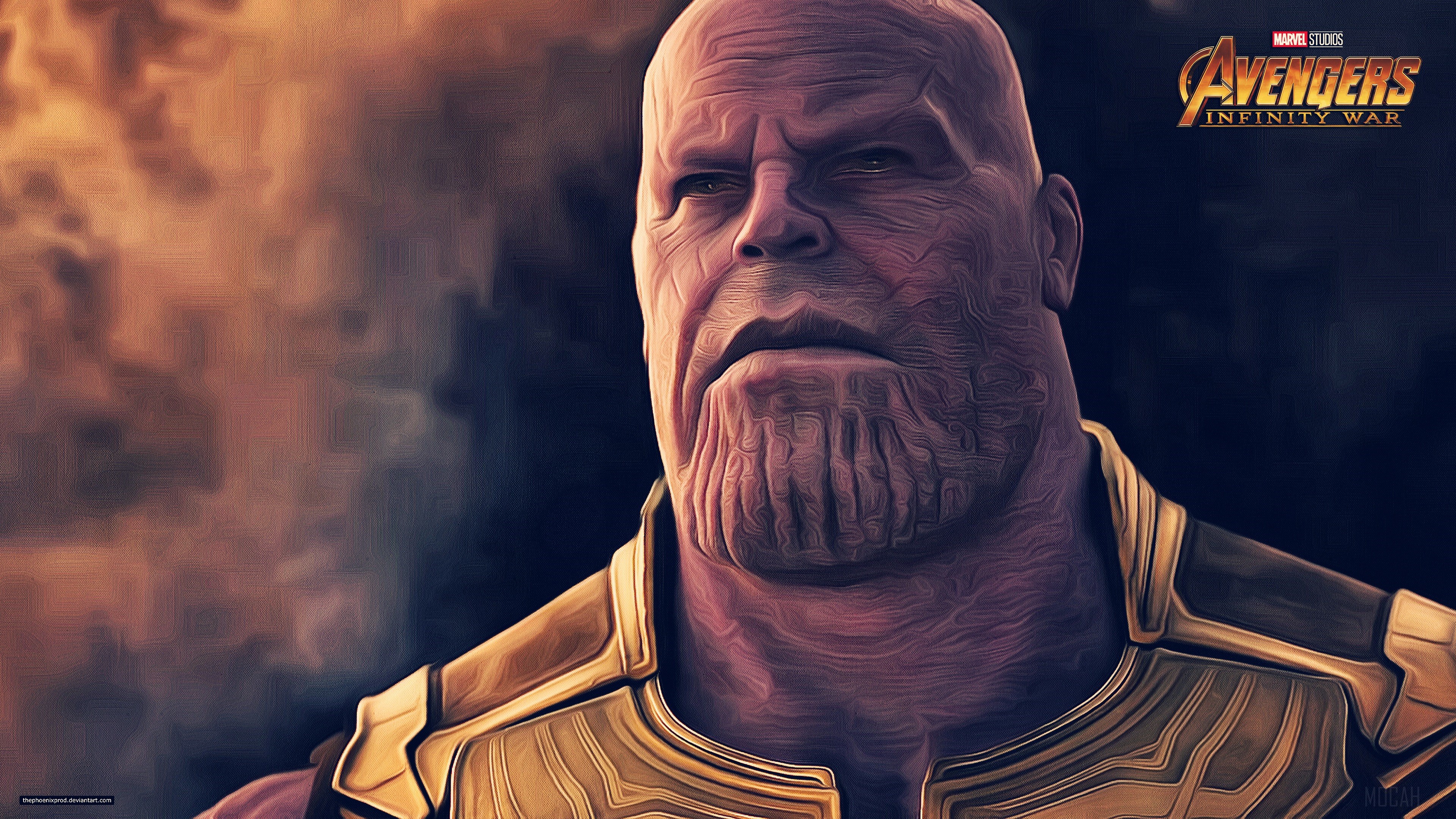Thanos from Avengers: Infinity War 4K HD Wallpaper