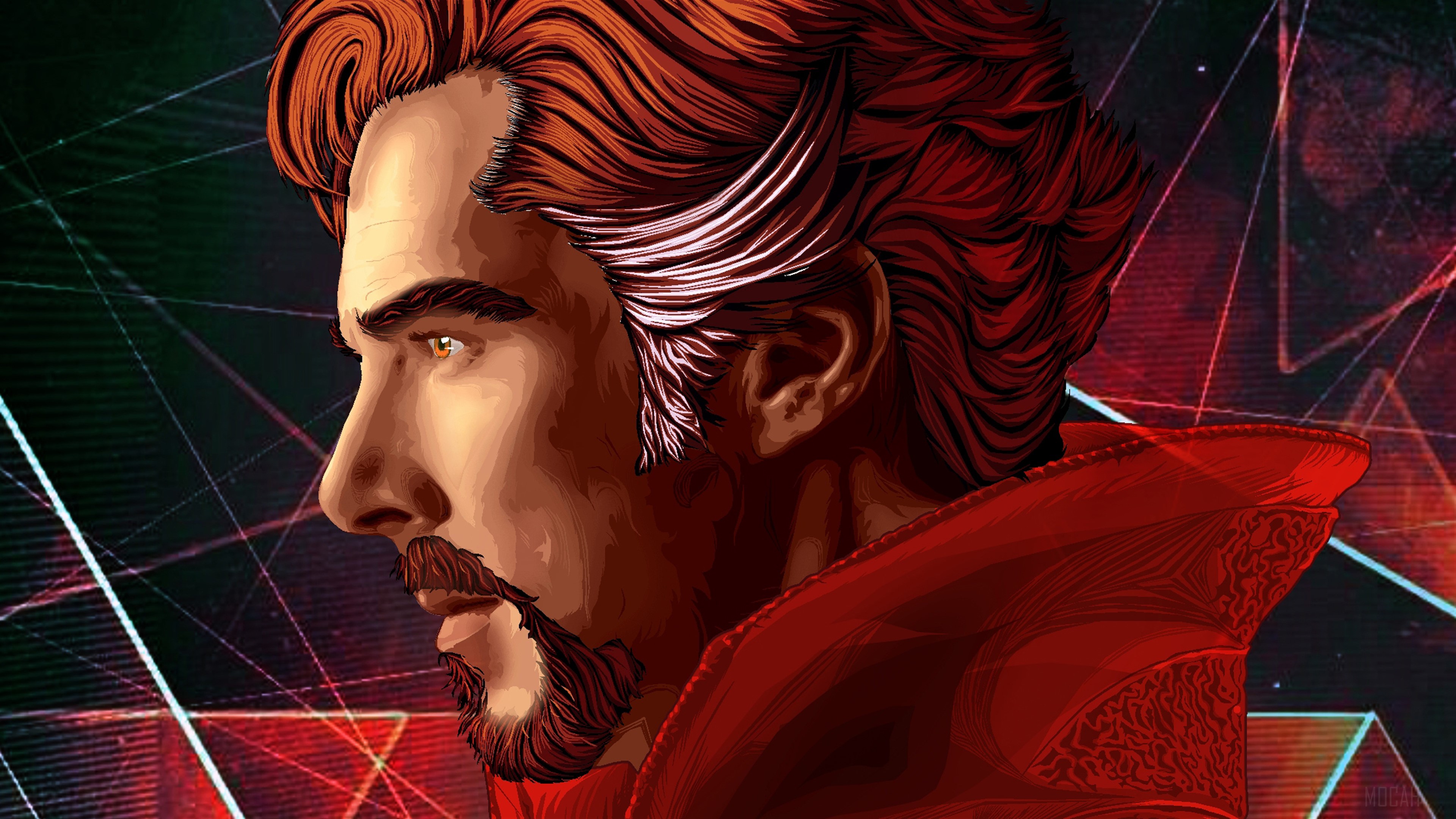 Doctor Strange Vector Art HD Wallpaper
