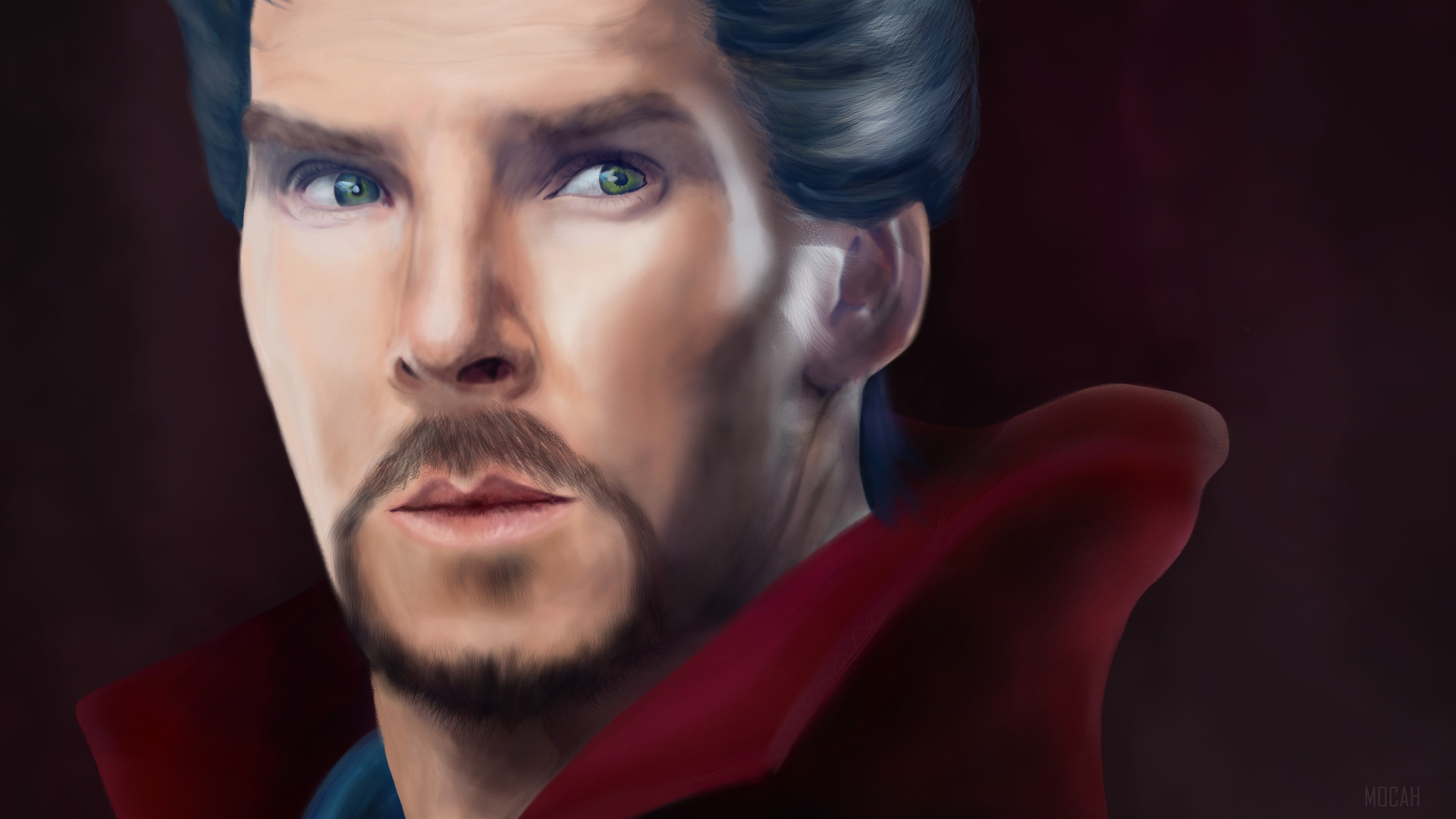 Doctor Strange Paint Art HD Wallpaper