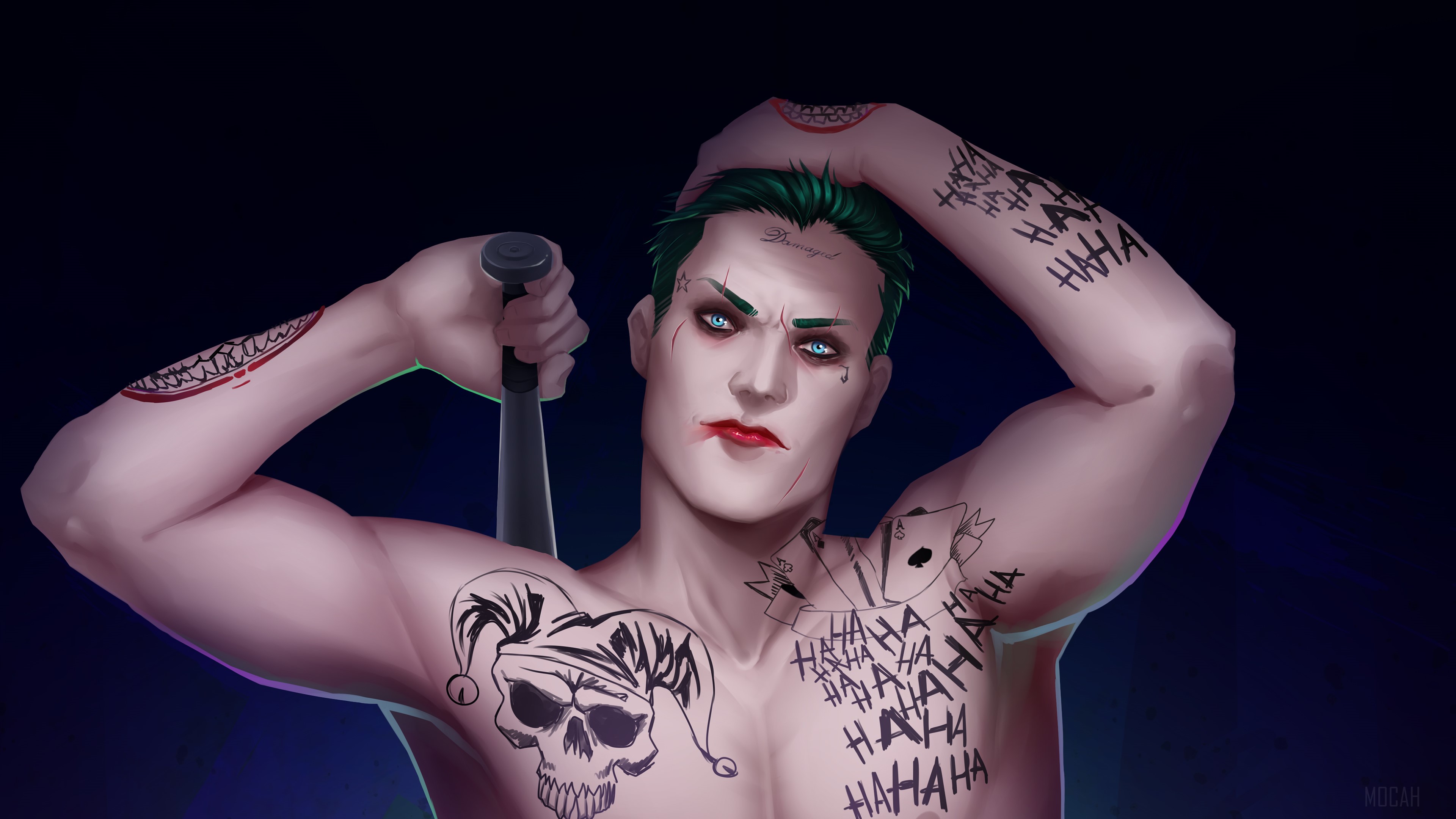 Joker from Batman Digital Artwork 4K HD Wallpaper