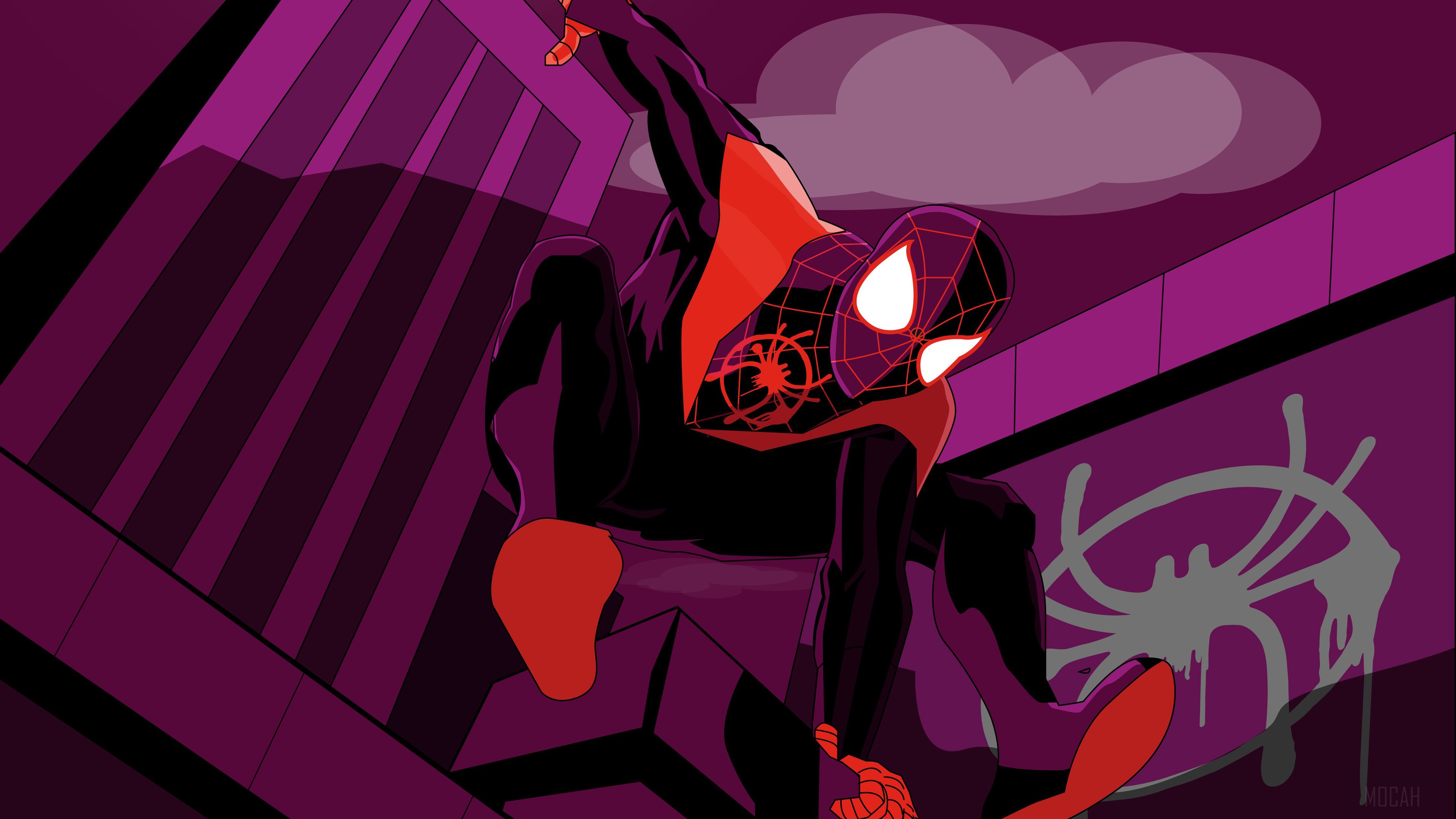 Miles Morales Spider-Man 4K HD Wallpaper