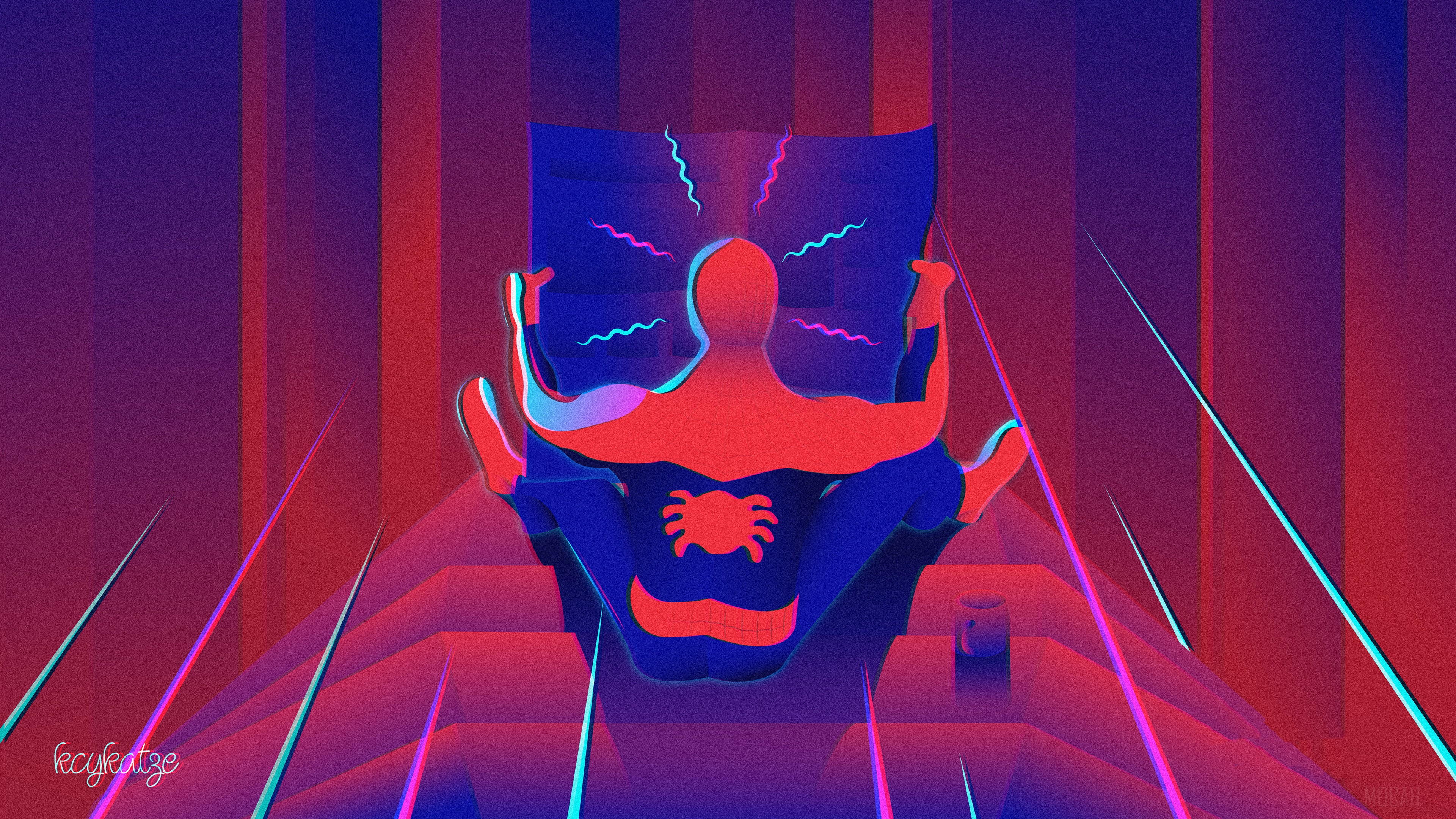 Spider-Man from Spider-Verse in 4K HD Wallpaper