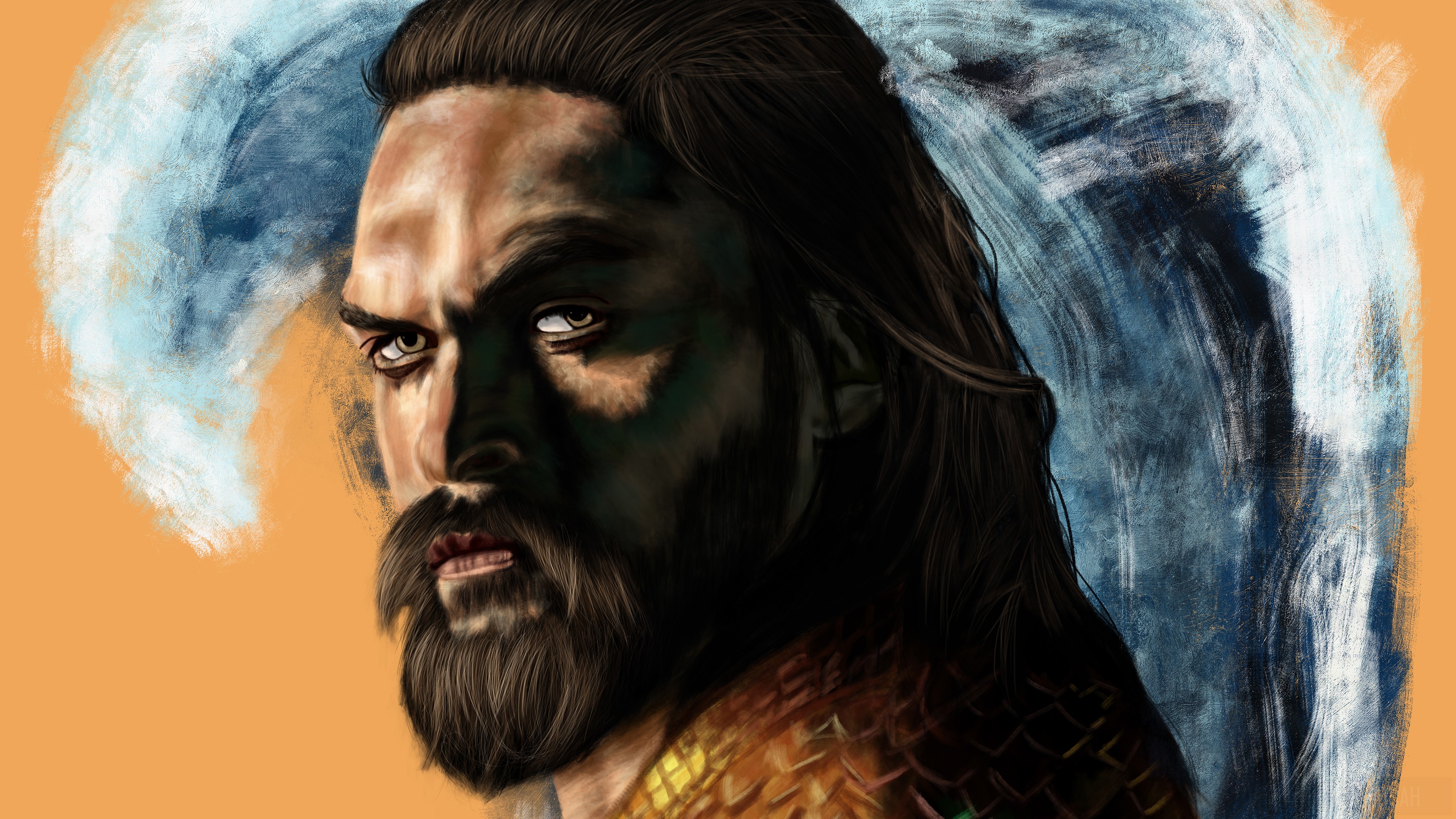 Aquaman 4K Art HD Wallpaper