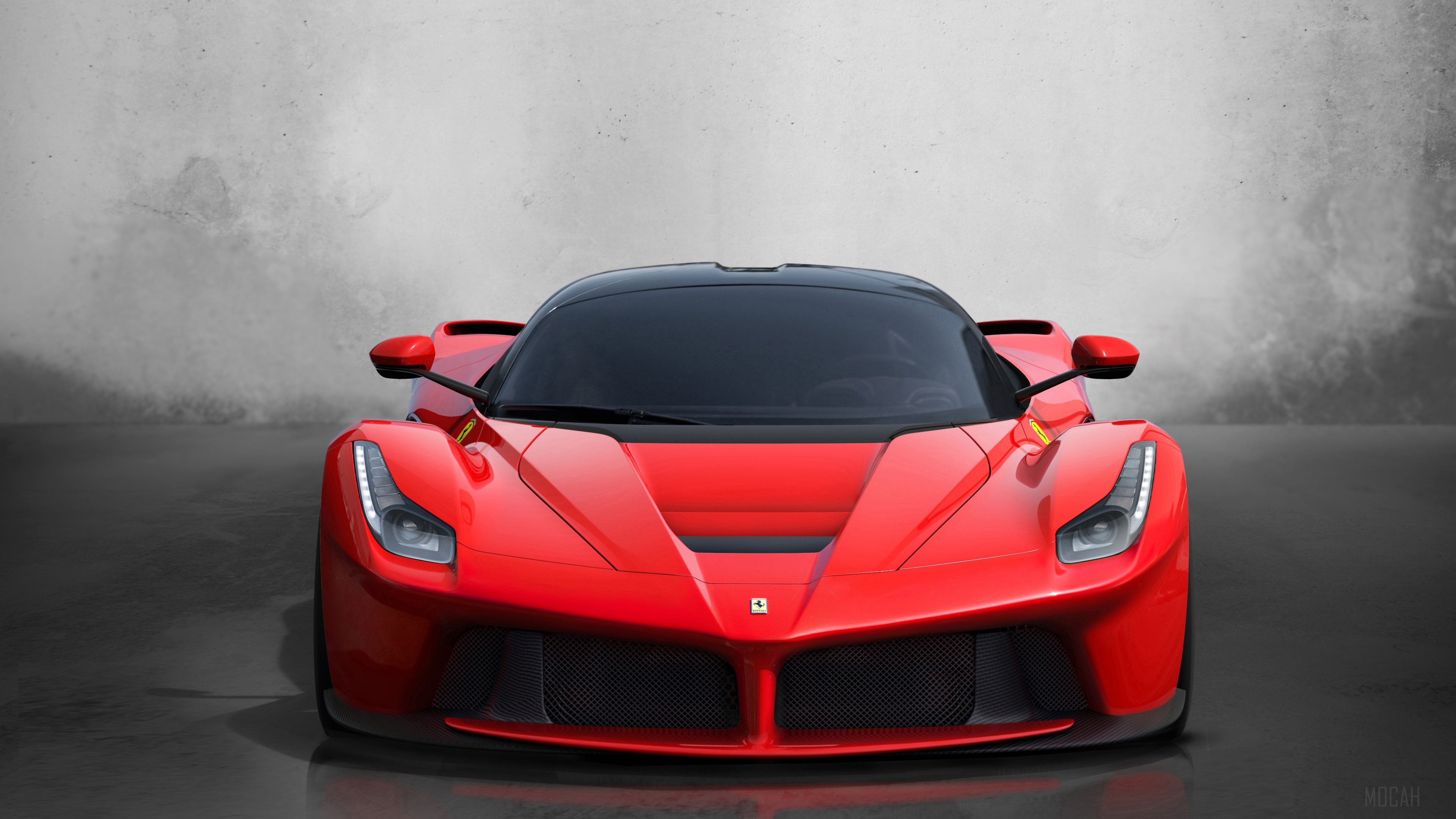 Red Ferrari LaFerrari 4K HD Wallpaper
