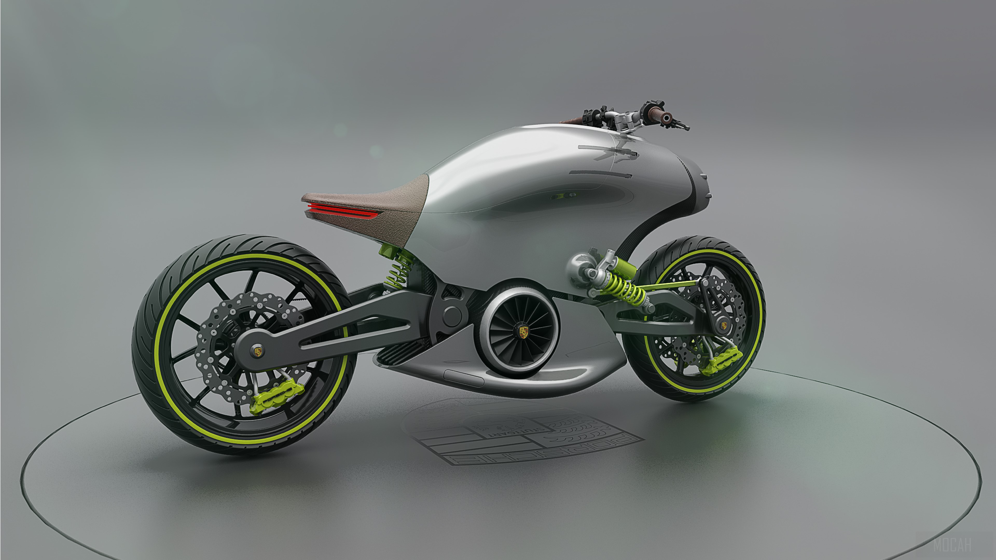 Porsche 618 concept motorcycle 4K HD Wallpaper