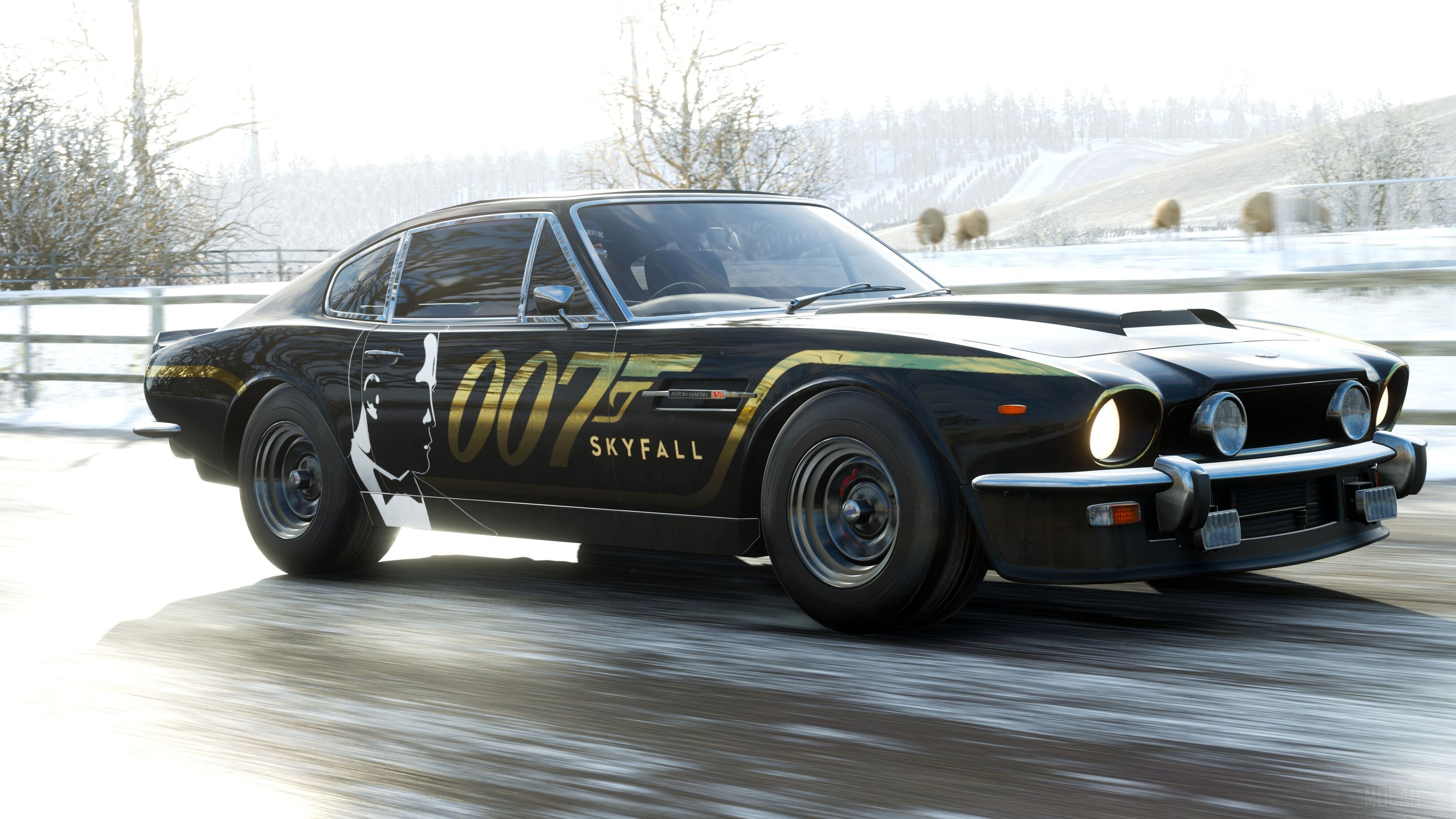 Aston Martin DB5 from Skyfall 4K HD Wallpaper