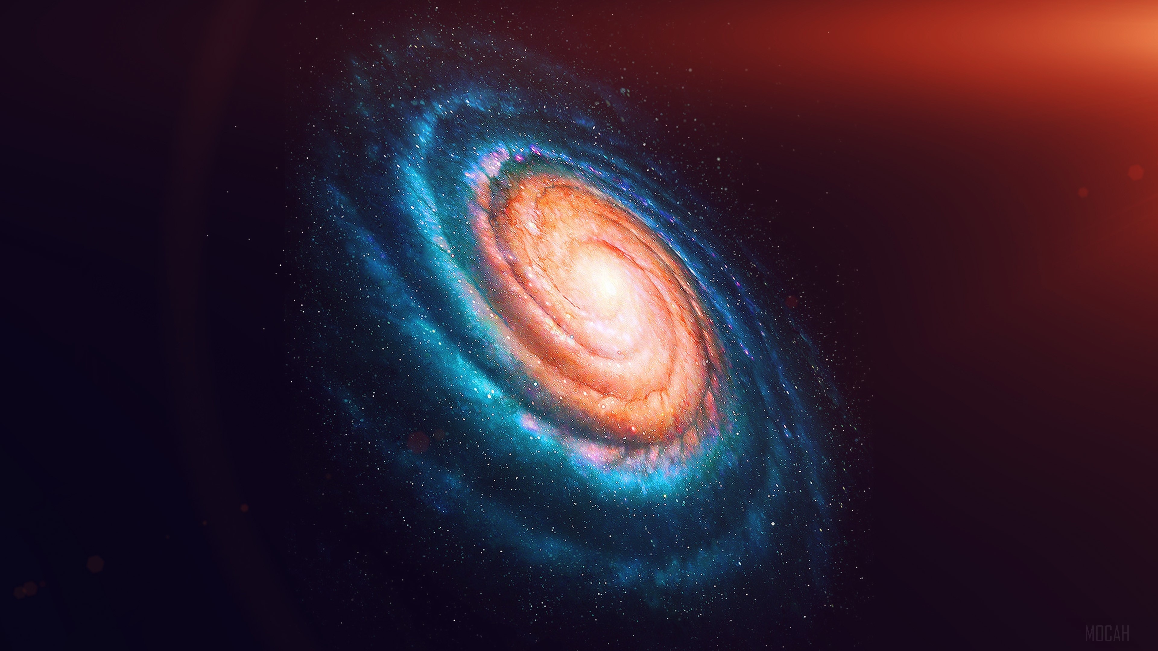 Spiral Galaxy 4K HD Wallpaper