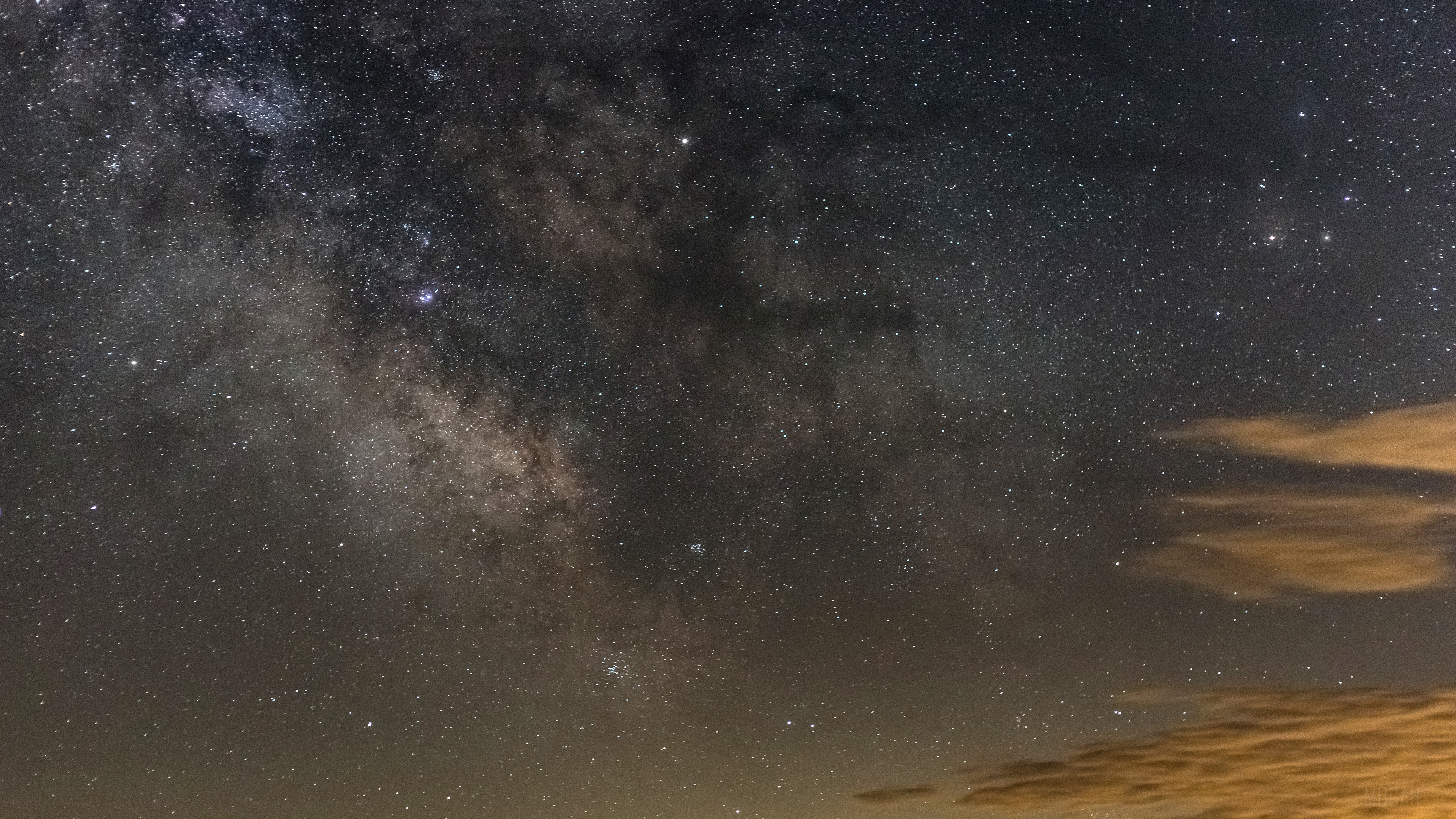 Milky Way Galaxy and Stars 4K HD Wallpaper