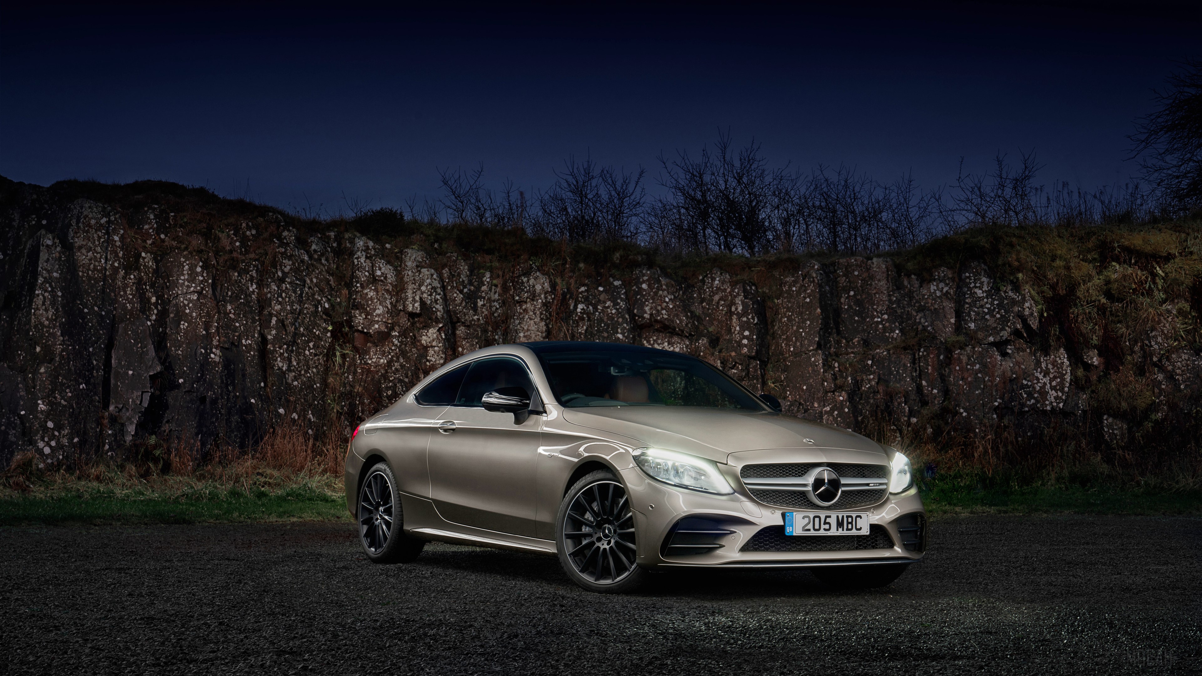 Mercedes-AMG C 43 4MATIC Coupe 2018 4K HD Wallpaper
