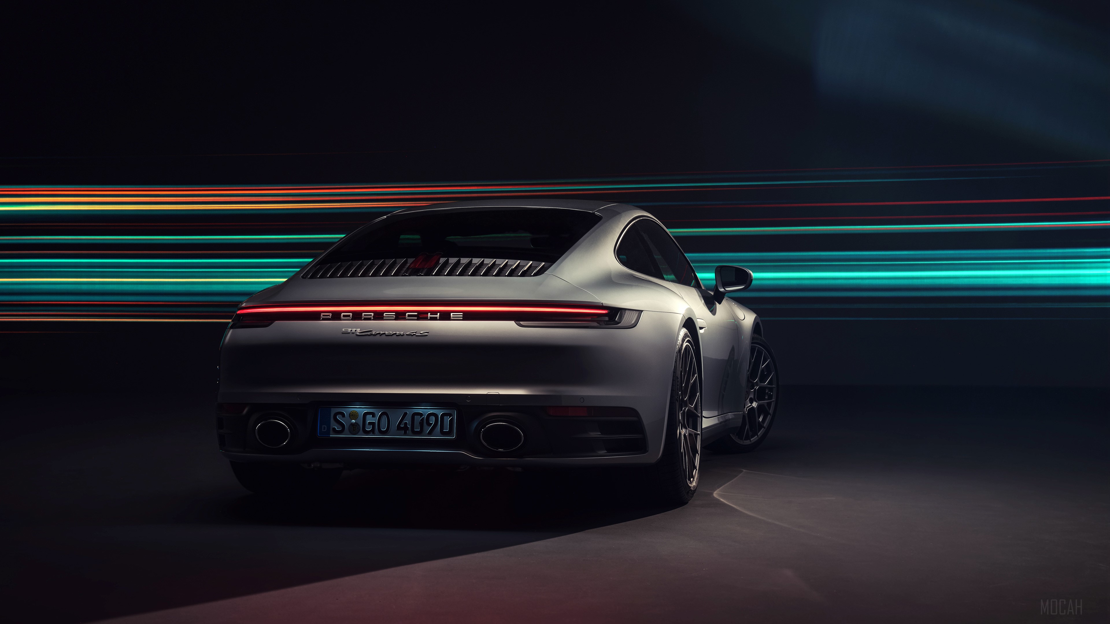 Porsche 911 Carrera 4S 2019 Rear HD Wallpaper