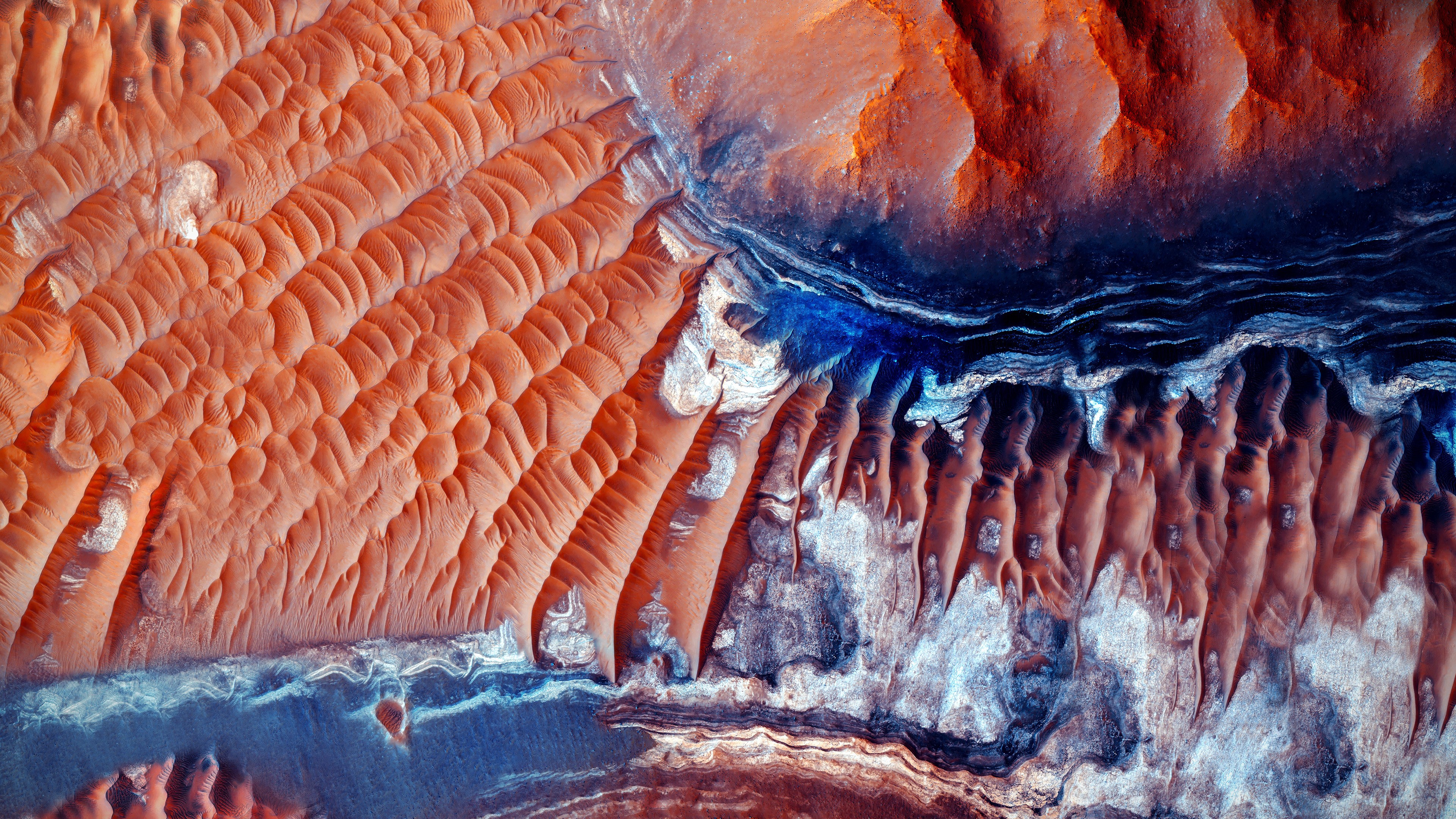 Mars Desert Satellite HD Wallpaper