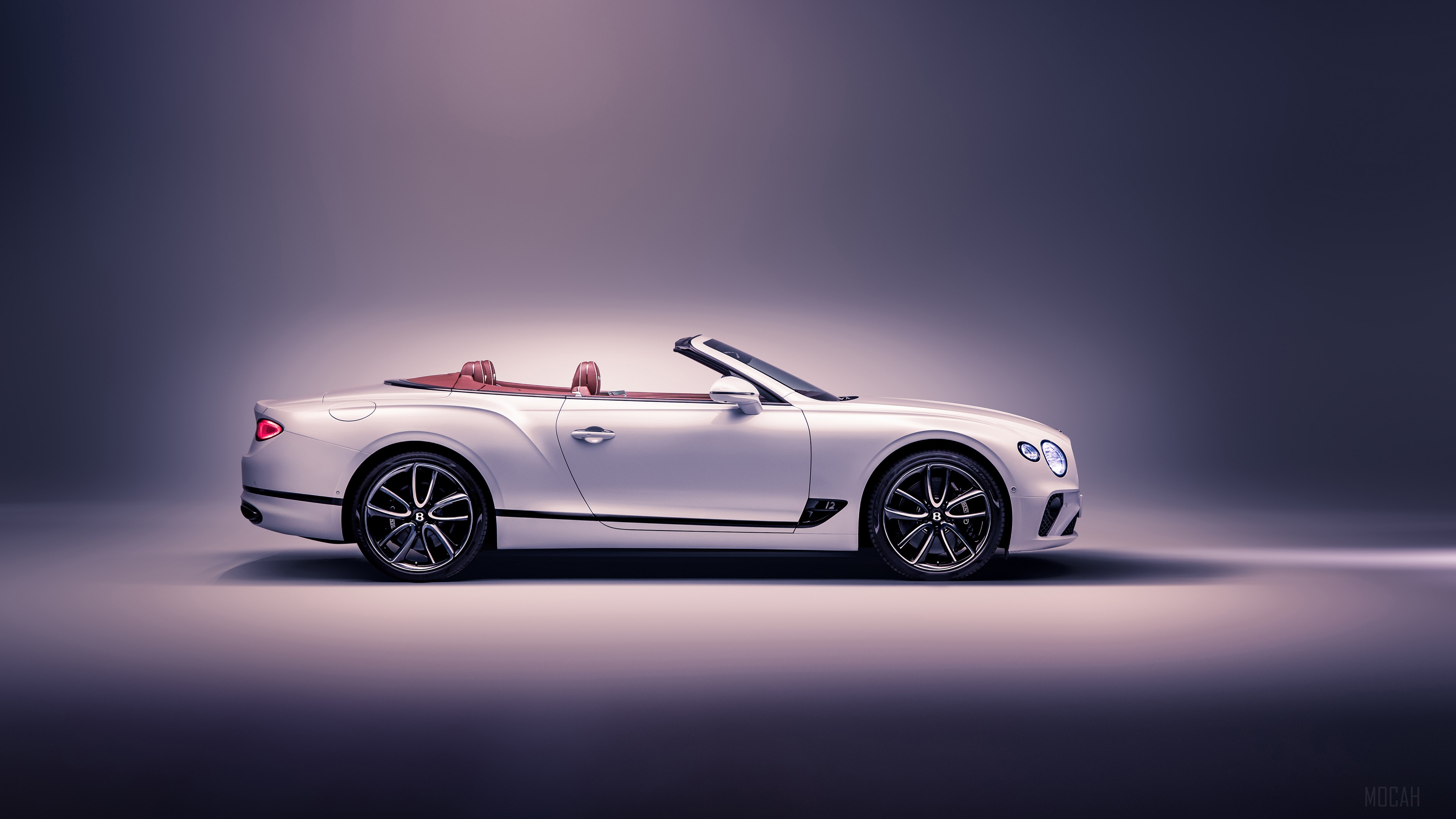 Bentley Continental GT Convertible 2019 Side View HD Wallpaper