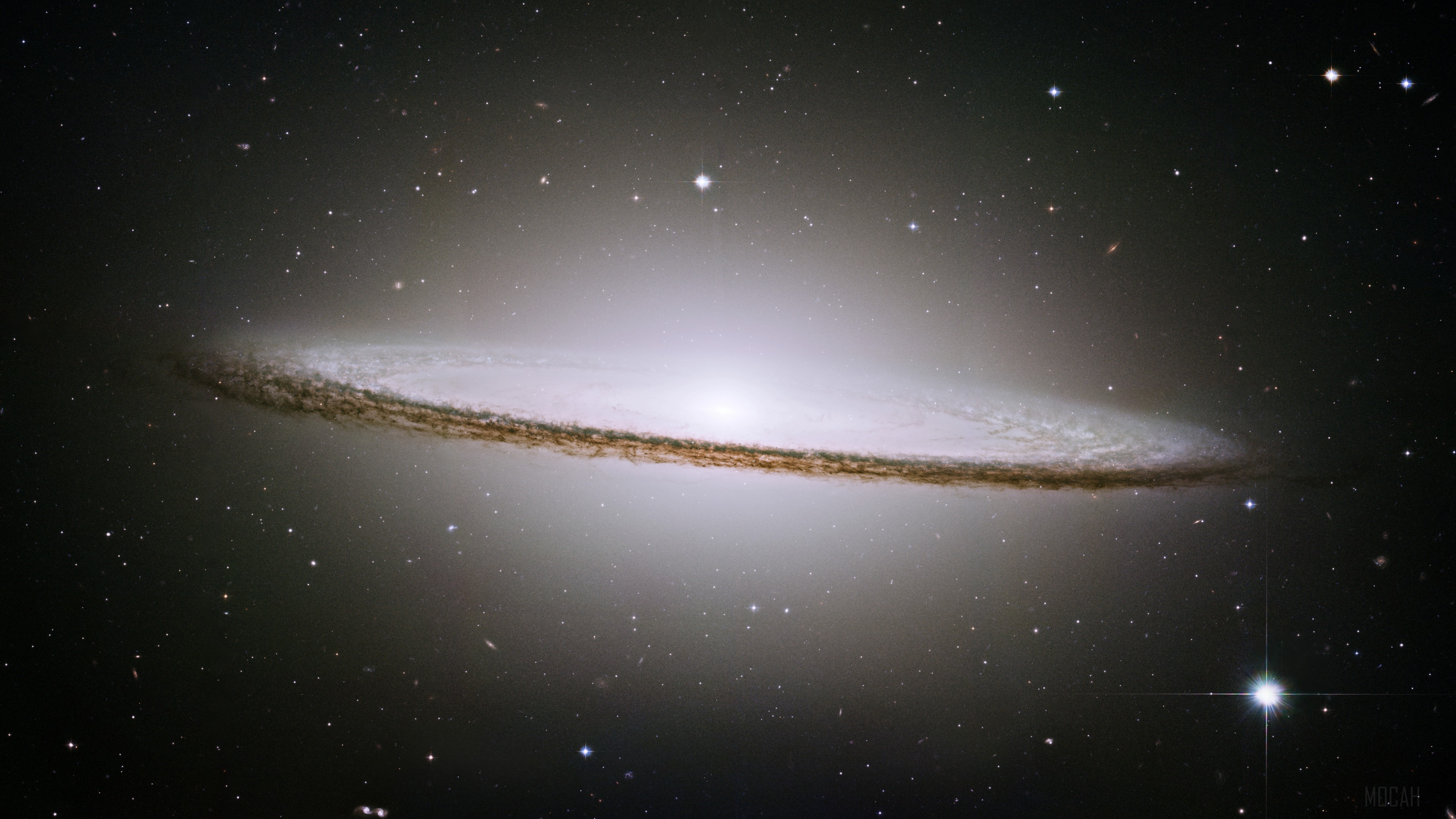 Sombrero Galaxy in Space 4K HD Wallpaper